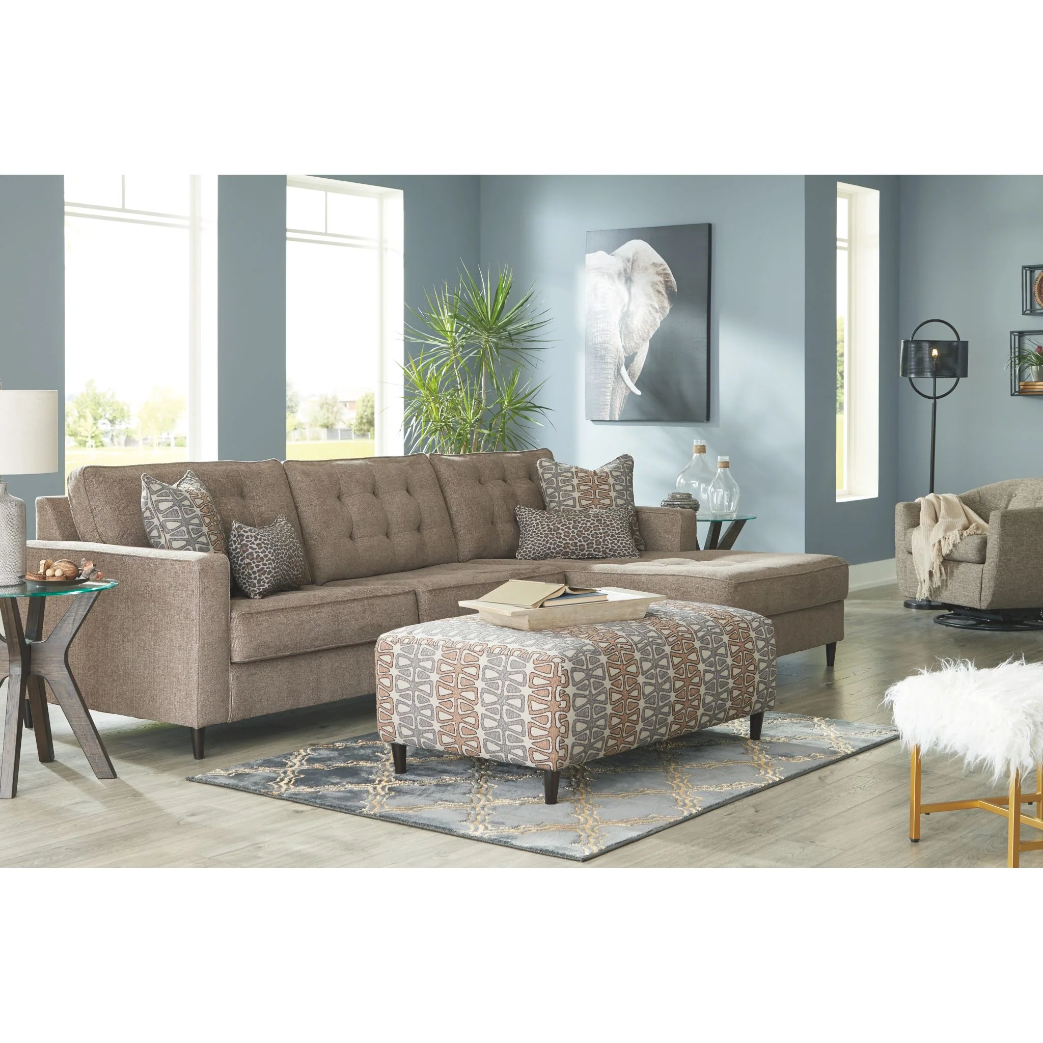 Flintshire Oversized Accent Ottoman - Image 5