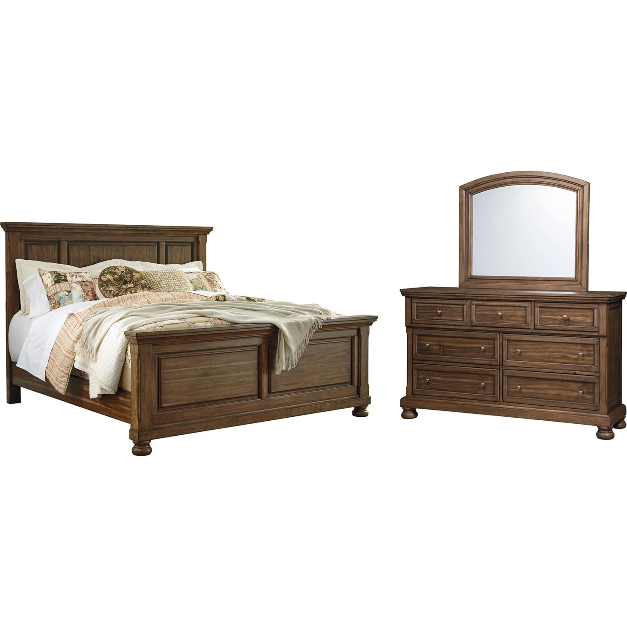 Flynnter 5 Piece Panel Bedroom - Image 27