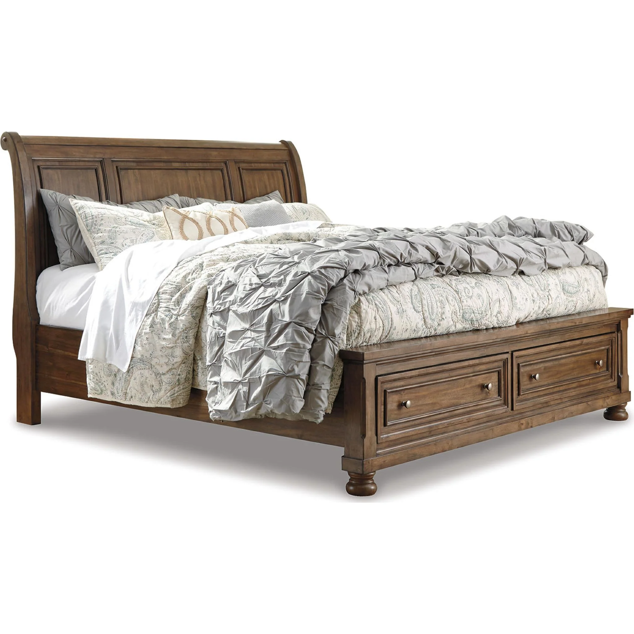Flynnter 5 Piece Sleigh Bedroom - Image 16
