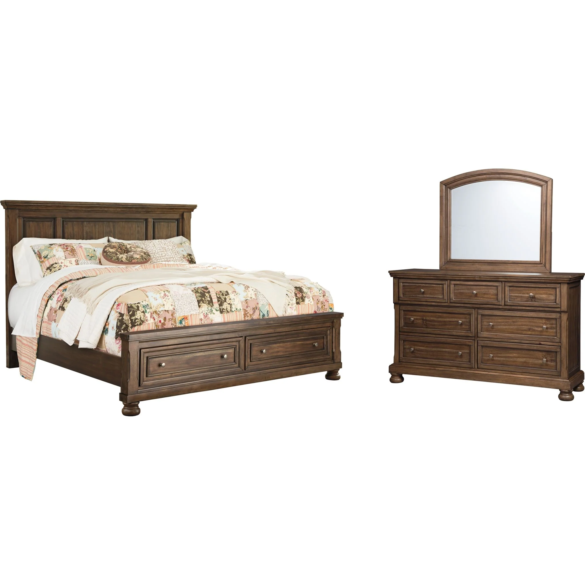 Flynnter 5 Piece Storage Bedroom - Image 15