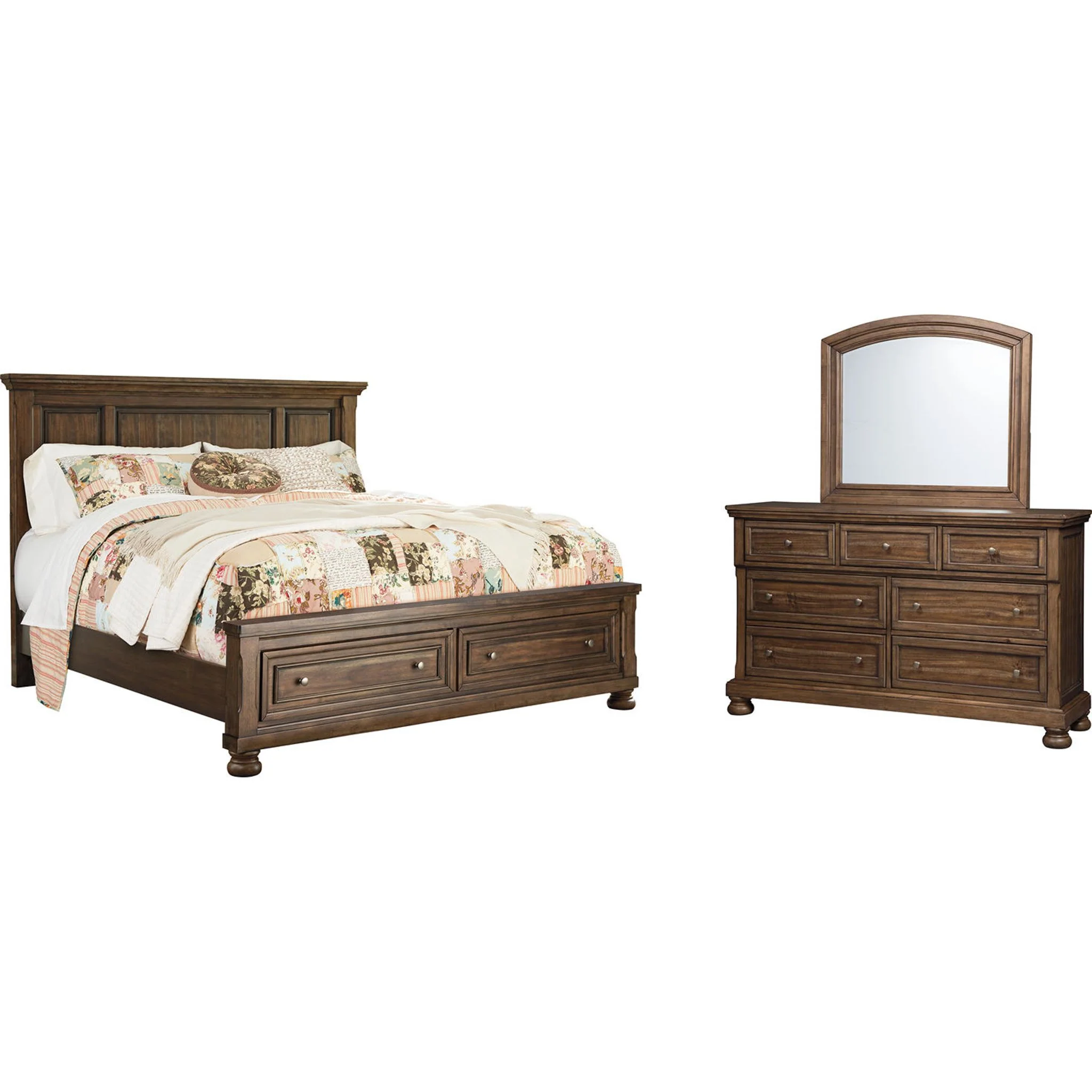 Flynnter 5 Piece Storage Bedroom - Image 9