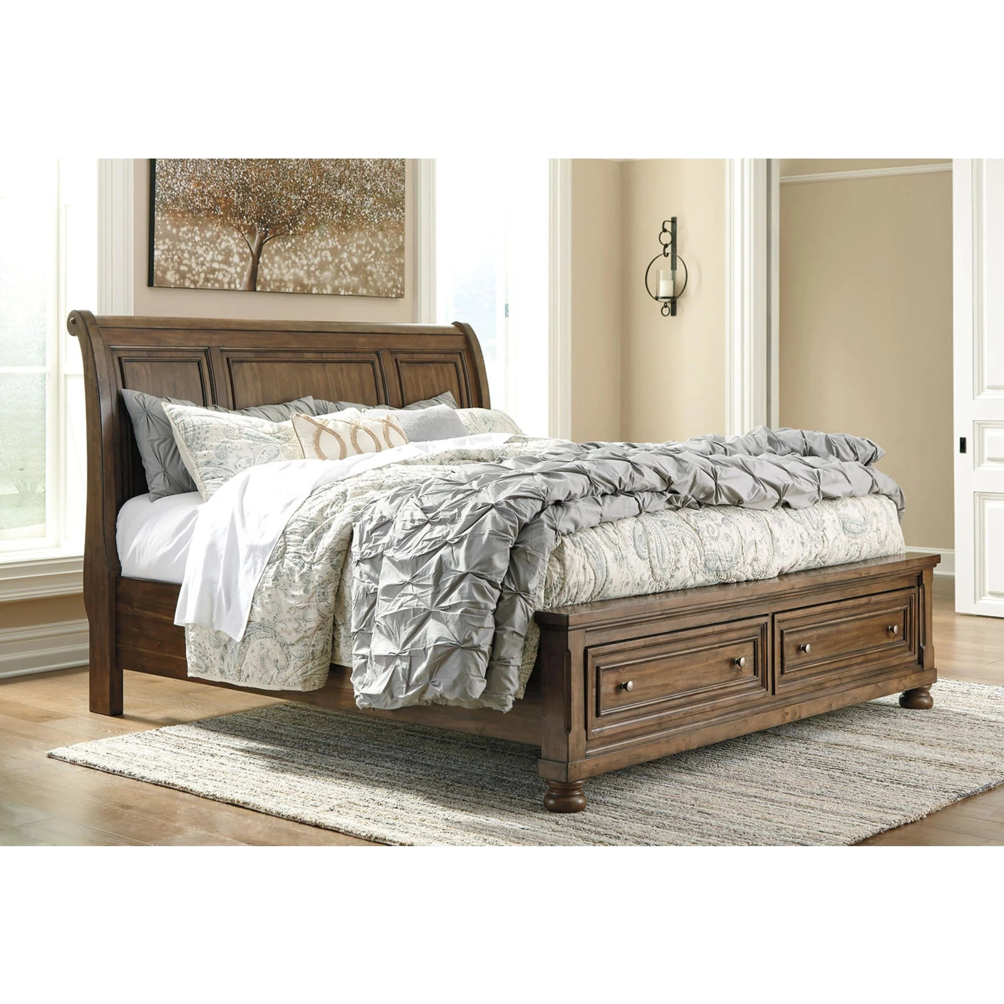 Flynnter Sleigh Storage Bed - Image 12