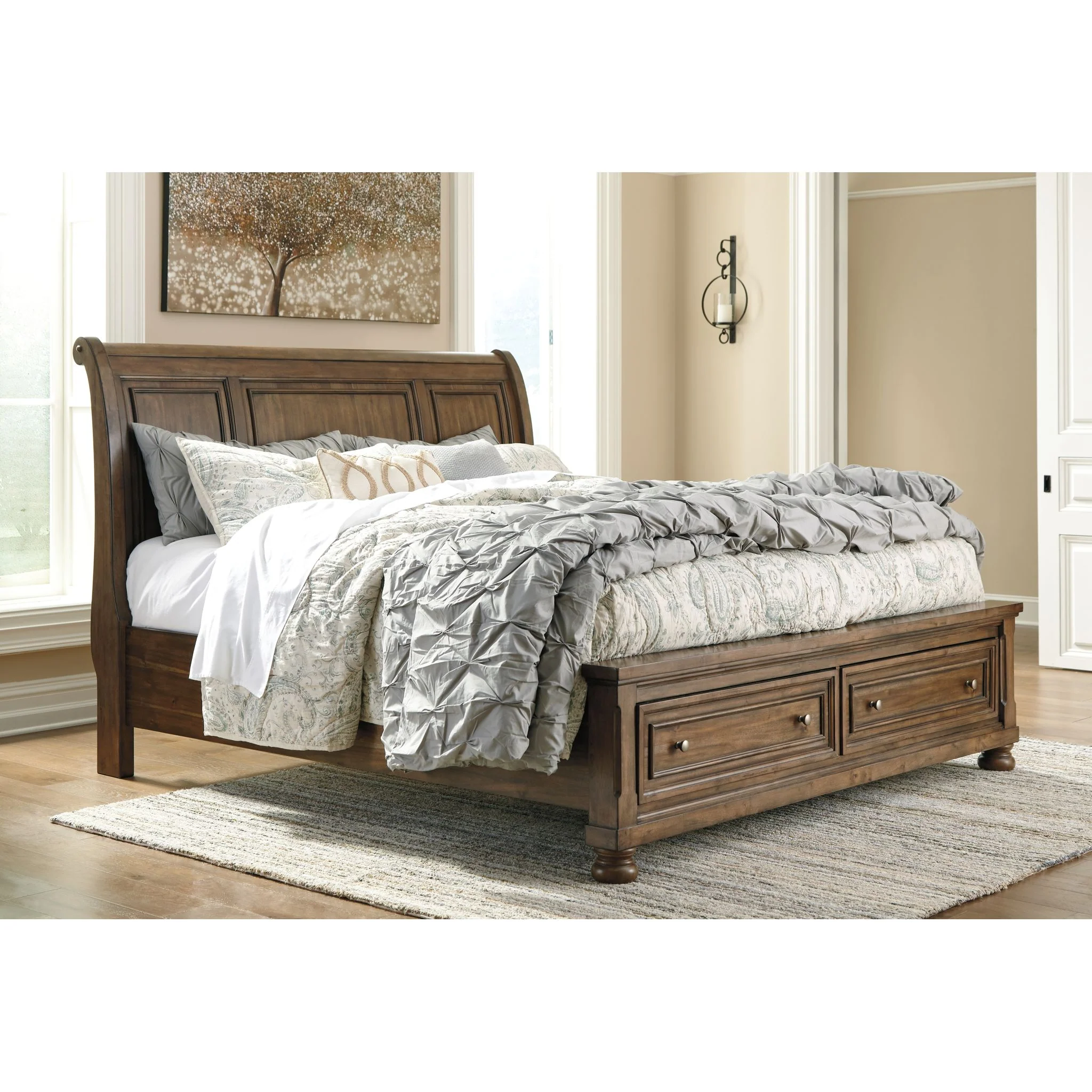 Flynnter Sleigh Storage Bed - Image 18
