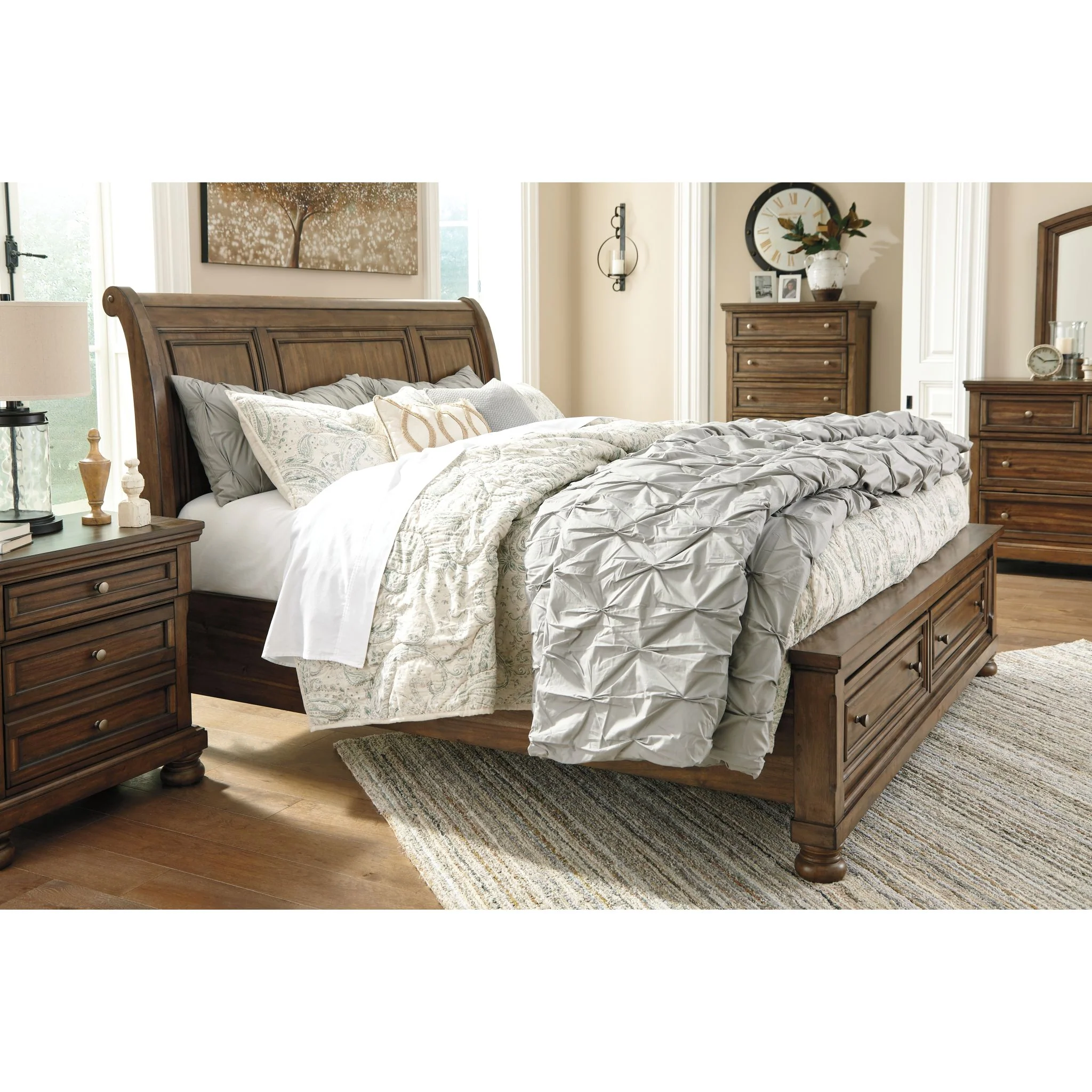 Flynnter Sleigh Storage Bed - Image 6