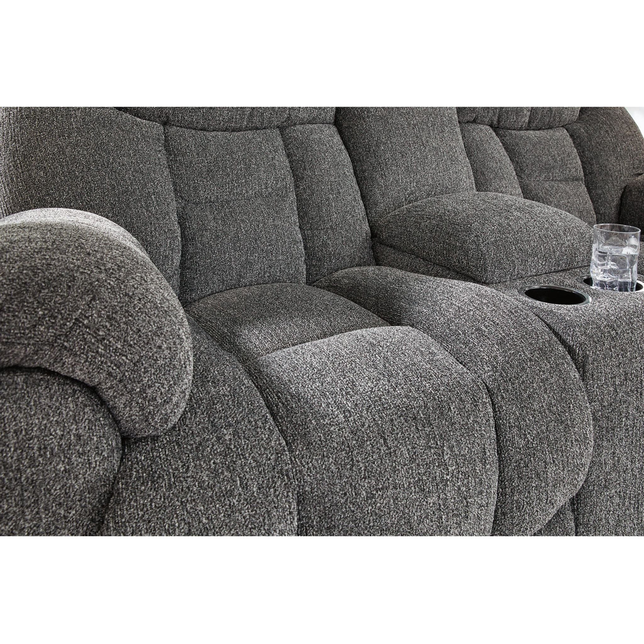 Foreside Reclining Loveseat with Console - Image 9