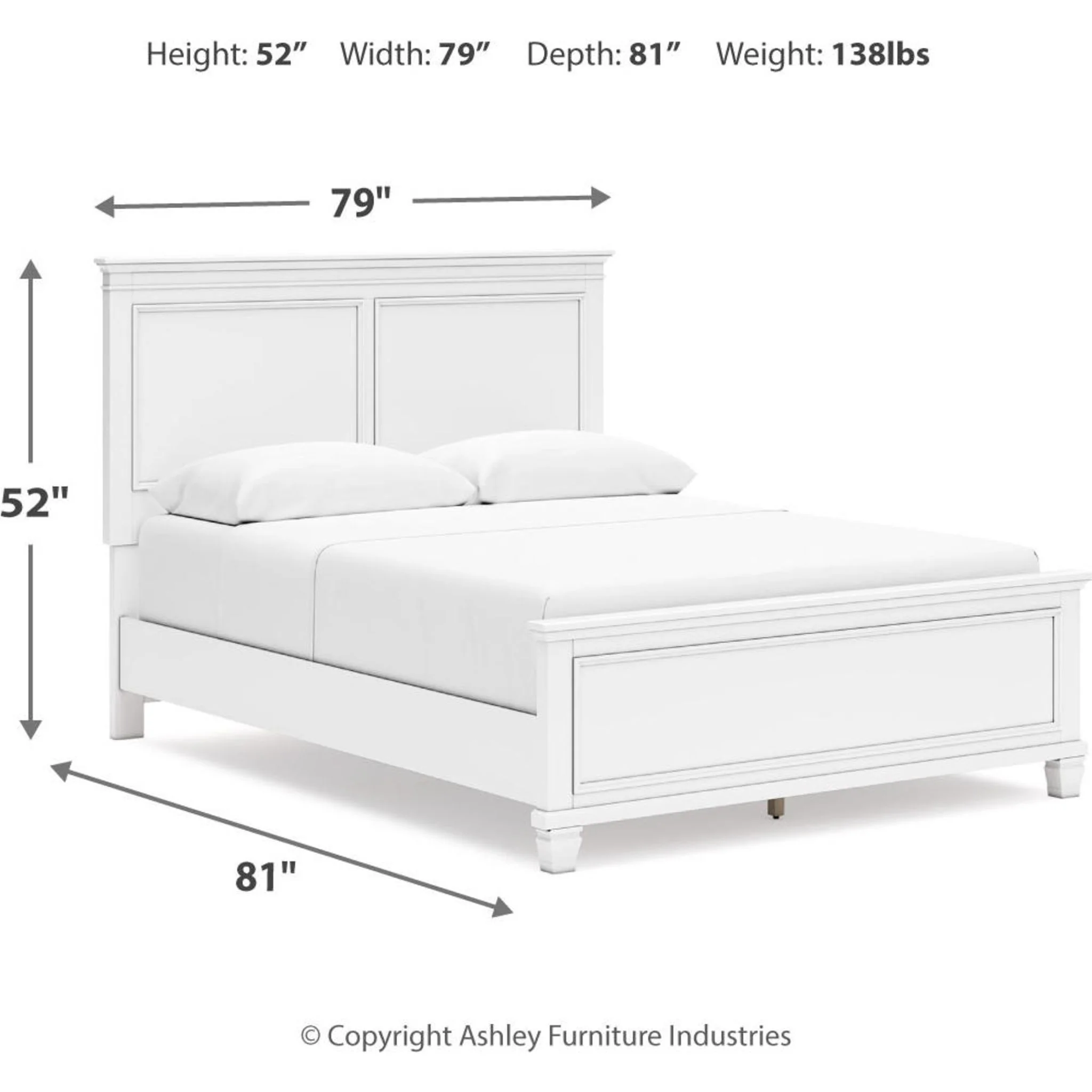 Fortman 5 Piece Panel Bedroom - Image 4