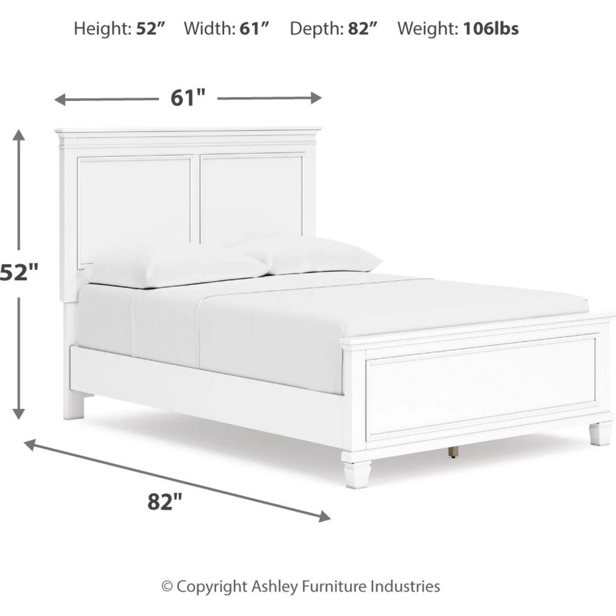 Fortman 5 Piece Panel Bedroom - Image 19