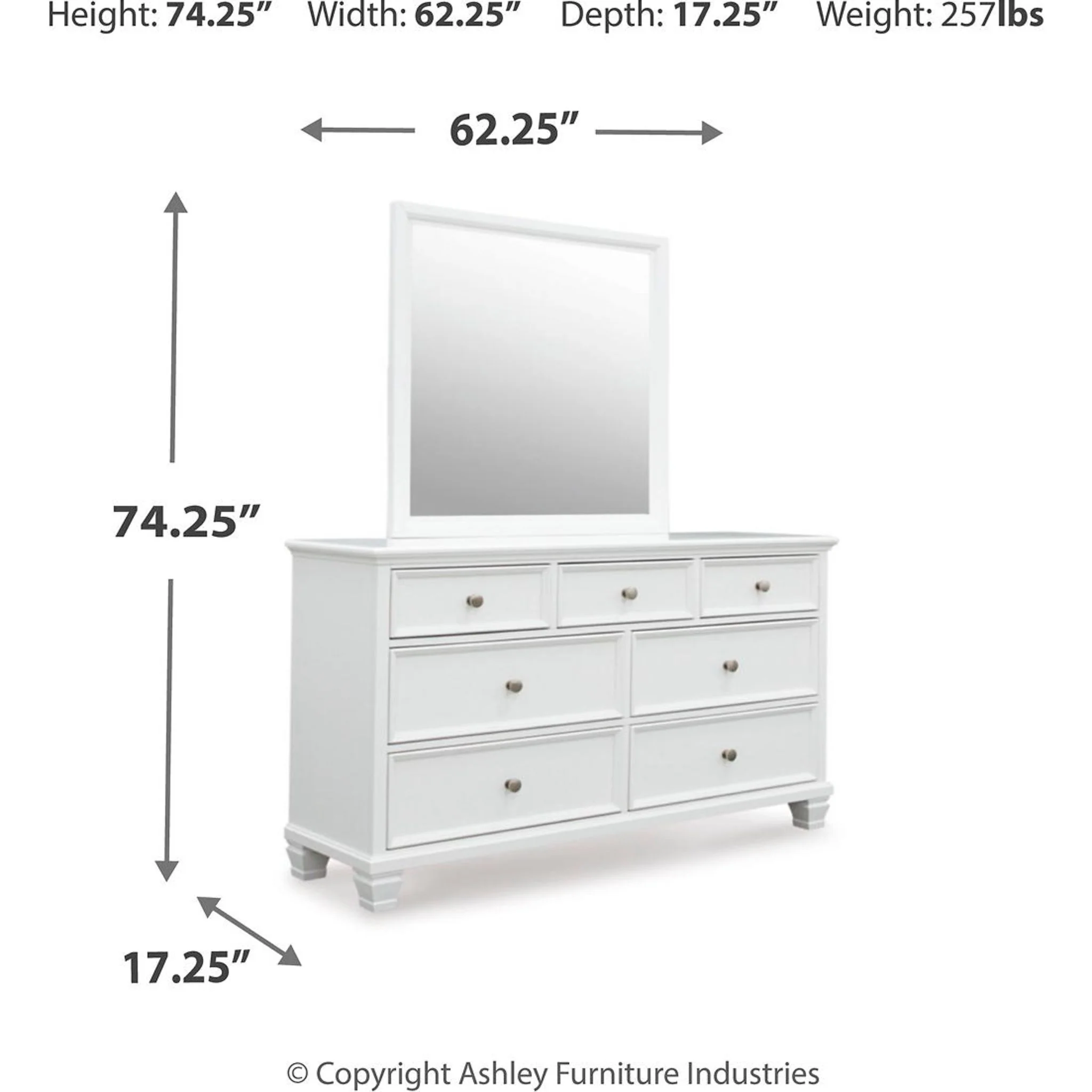 Fortman Dresser and Mirror - Image 12