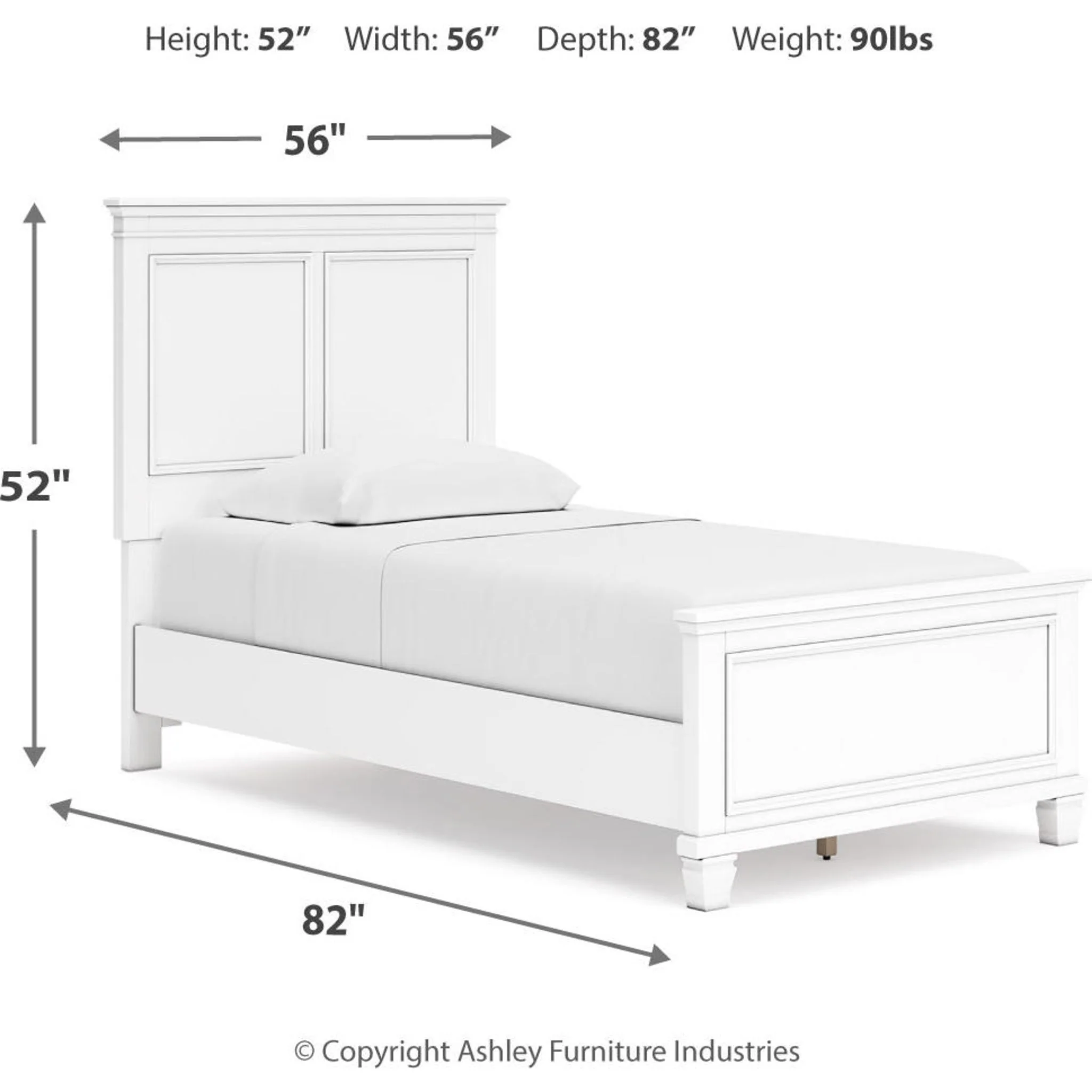 Fortman Panel Bed - Image 11