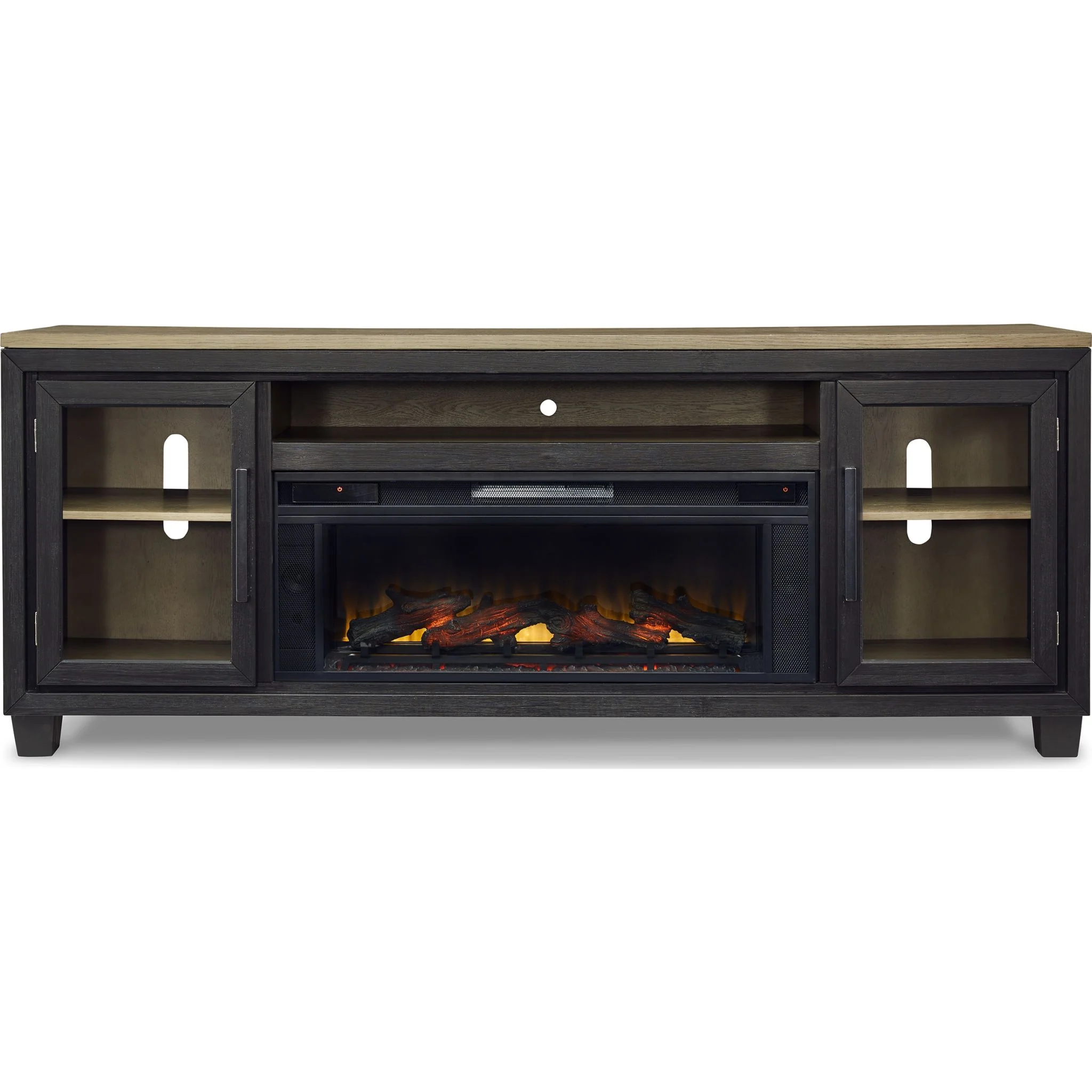 Foyland TV Stand with Fireplace - Image 4