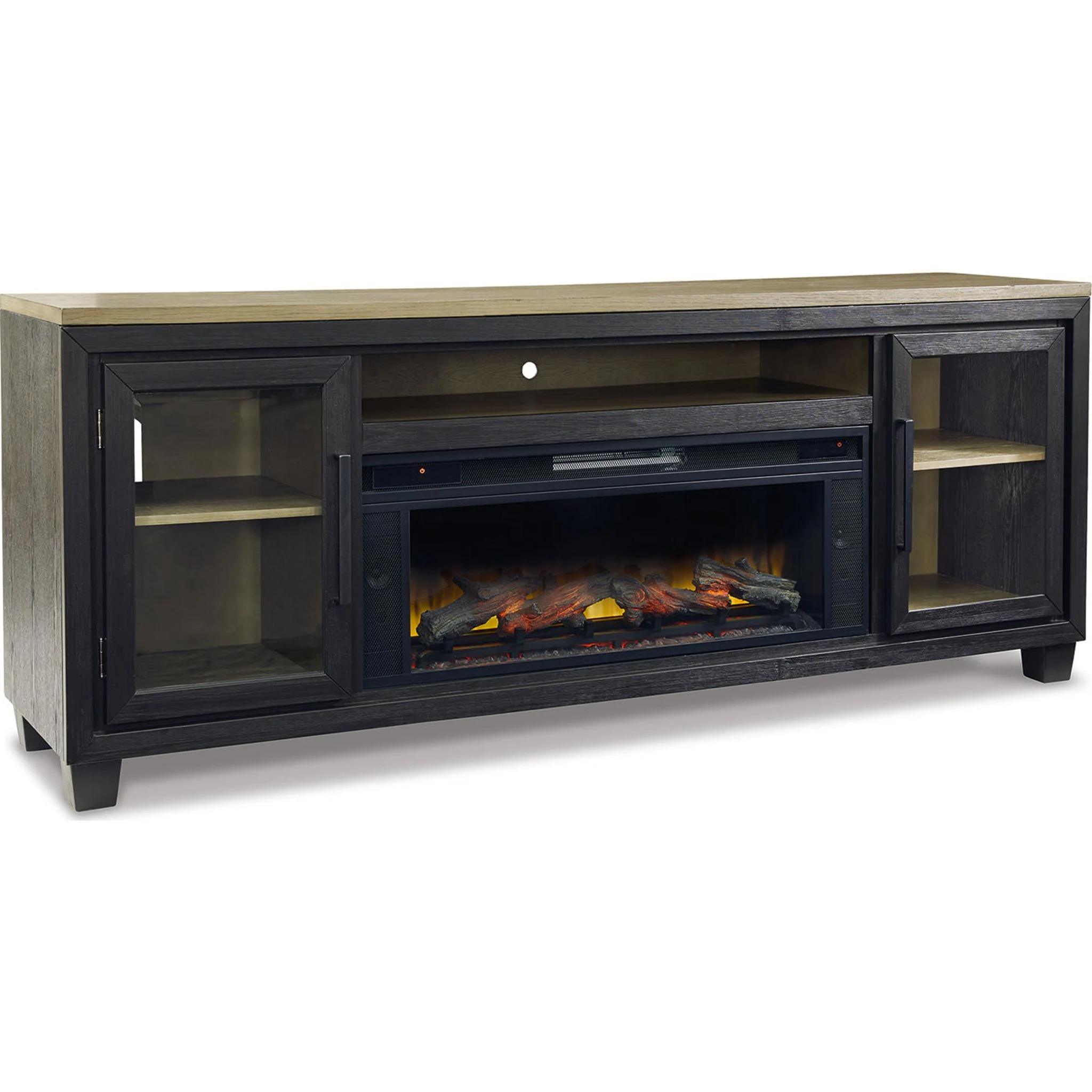 Foyland TV Stand with Fireplace - Image 9
