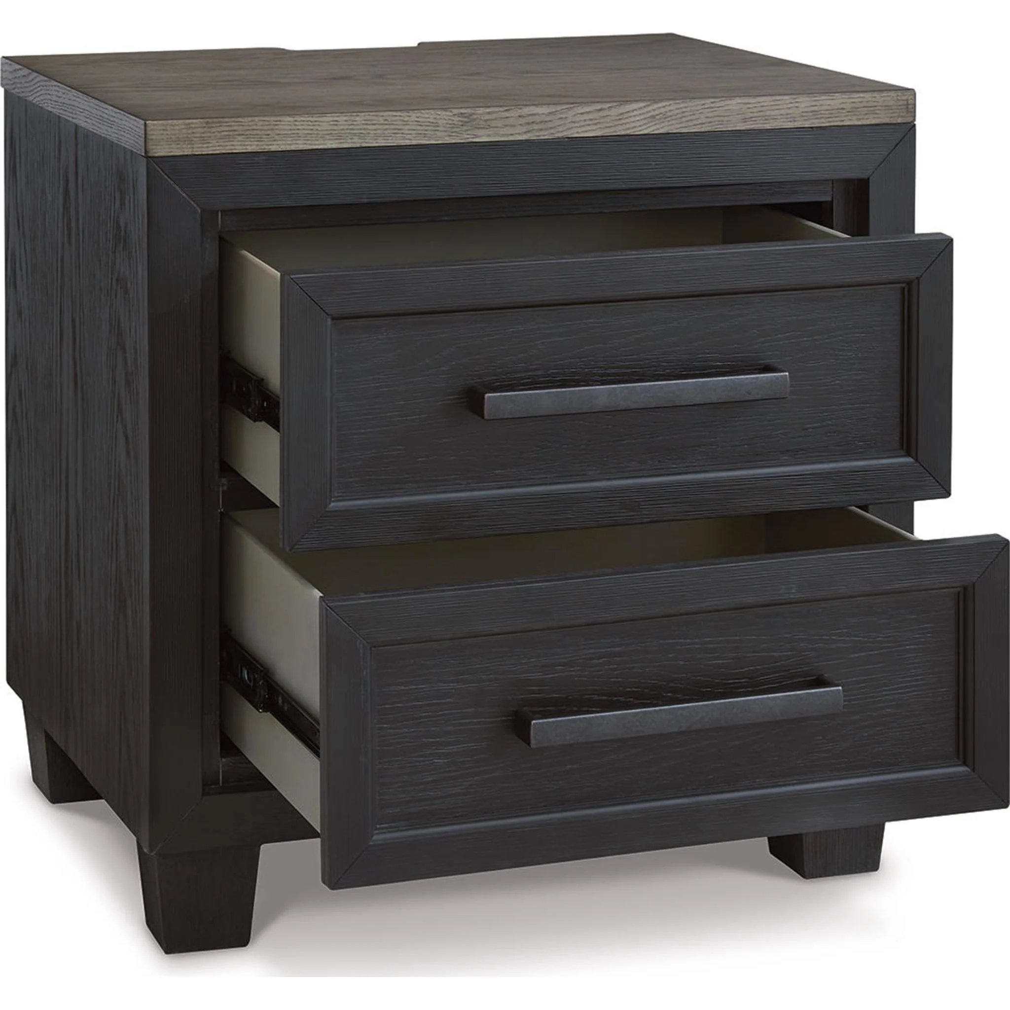 Foyland Two Drawer Nightstand - Image 13