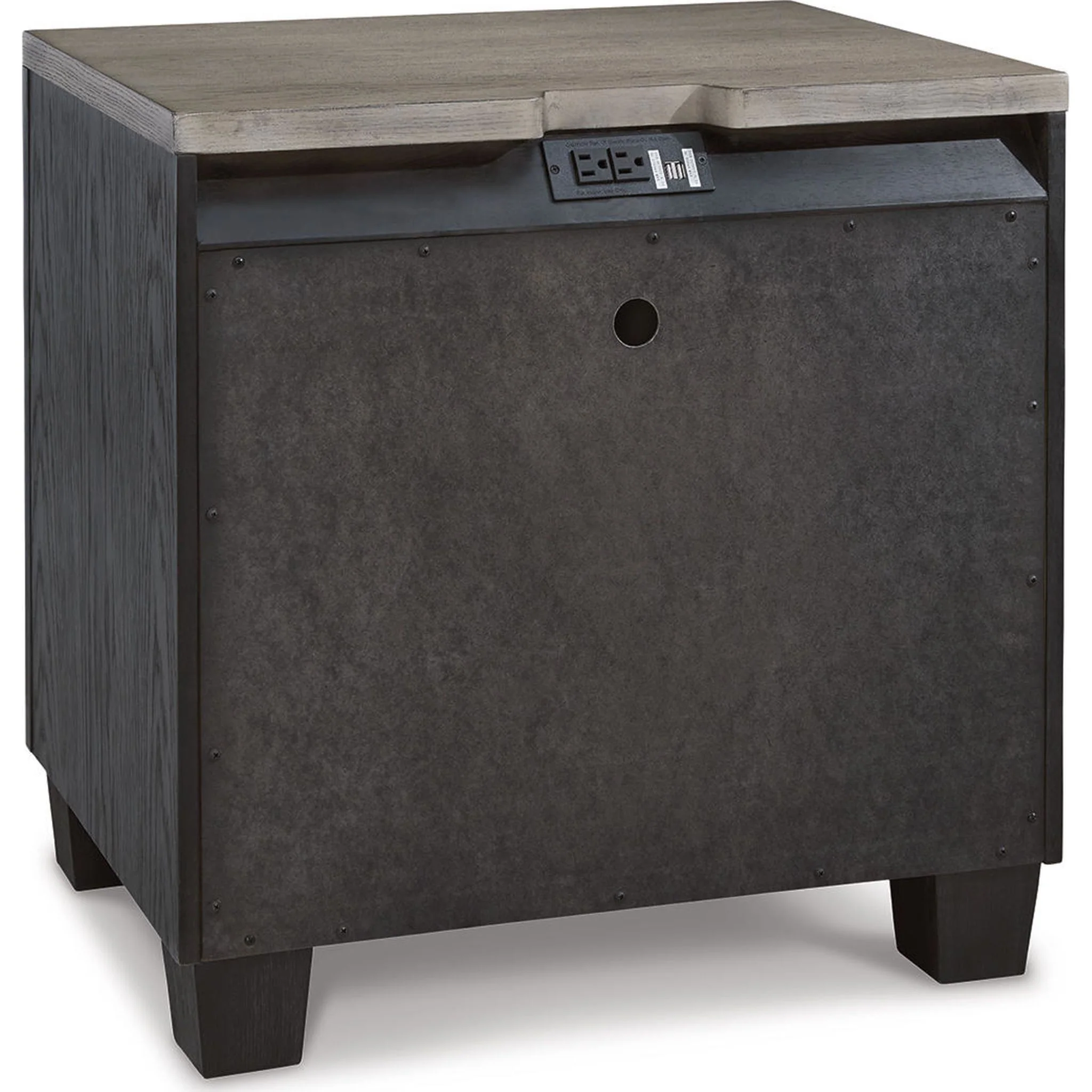 Foyland Two Drawer Nightstand - Image 14
