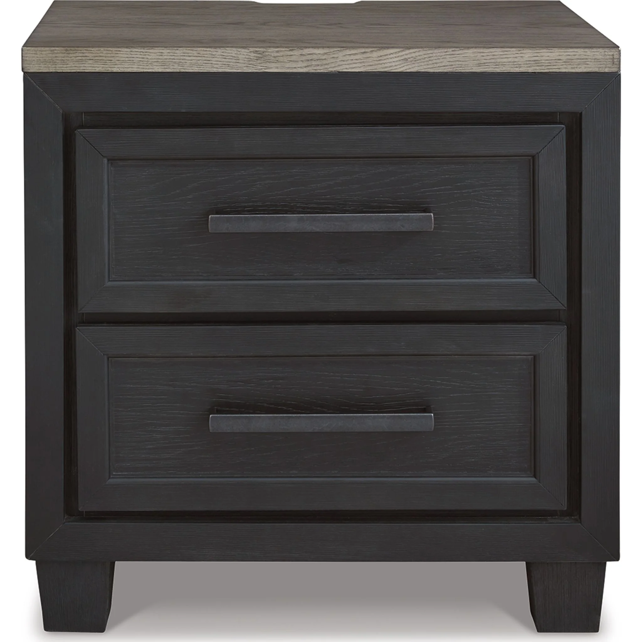 Foyland Two Drawer Nightstand - Image 4