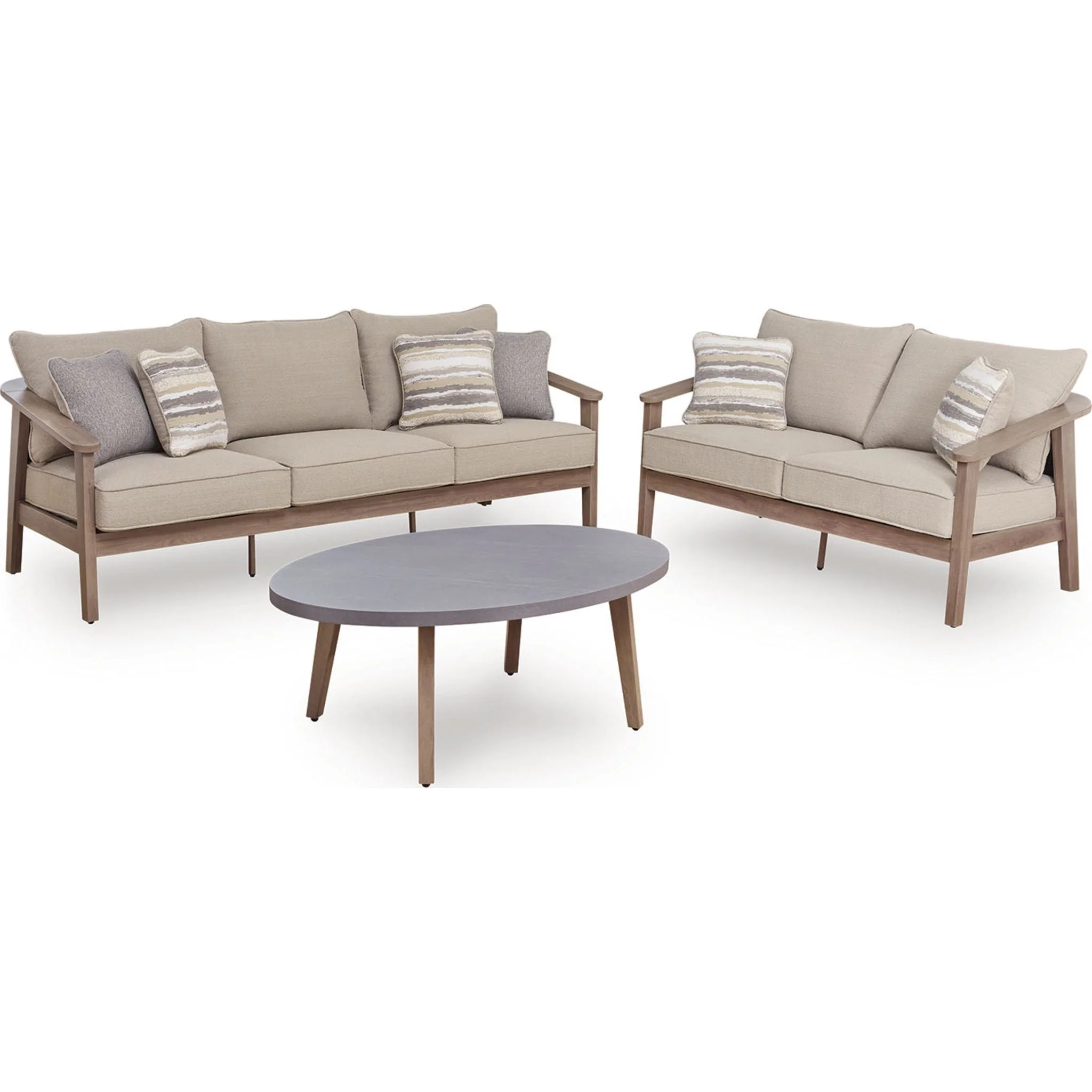 Francis Beach 3 Piece Outdoor Seating - Image 2