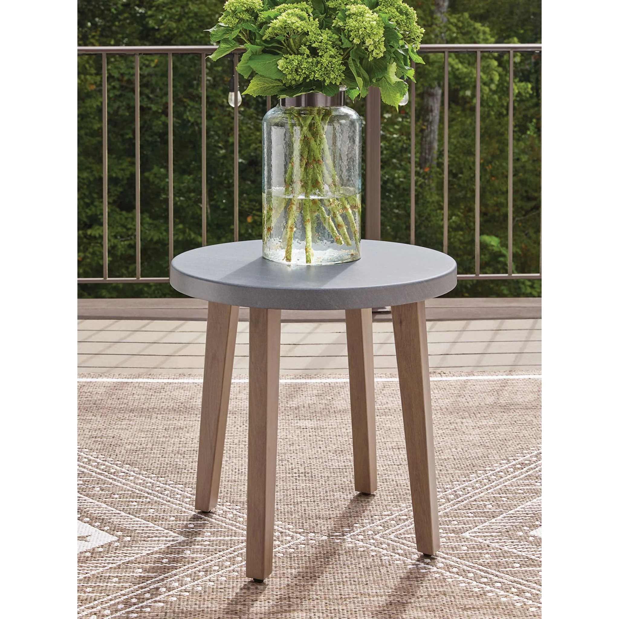 Francis Beach Outdoor End Table - Image 2