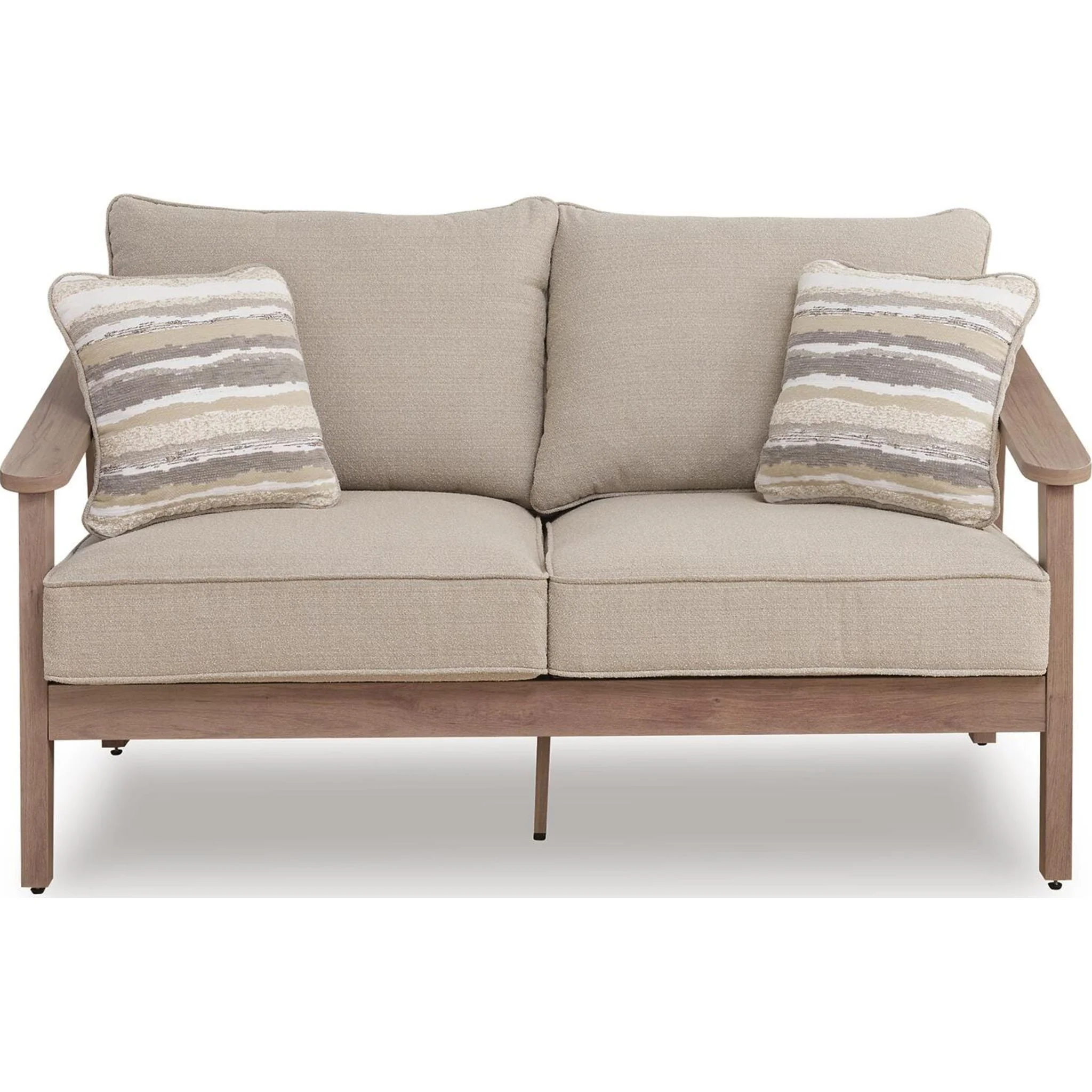 Francis Beach Outdoor Loveseat with Cushion - Image 8