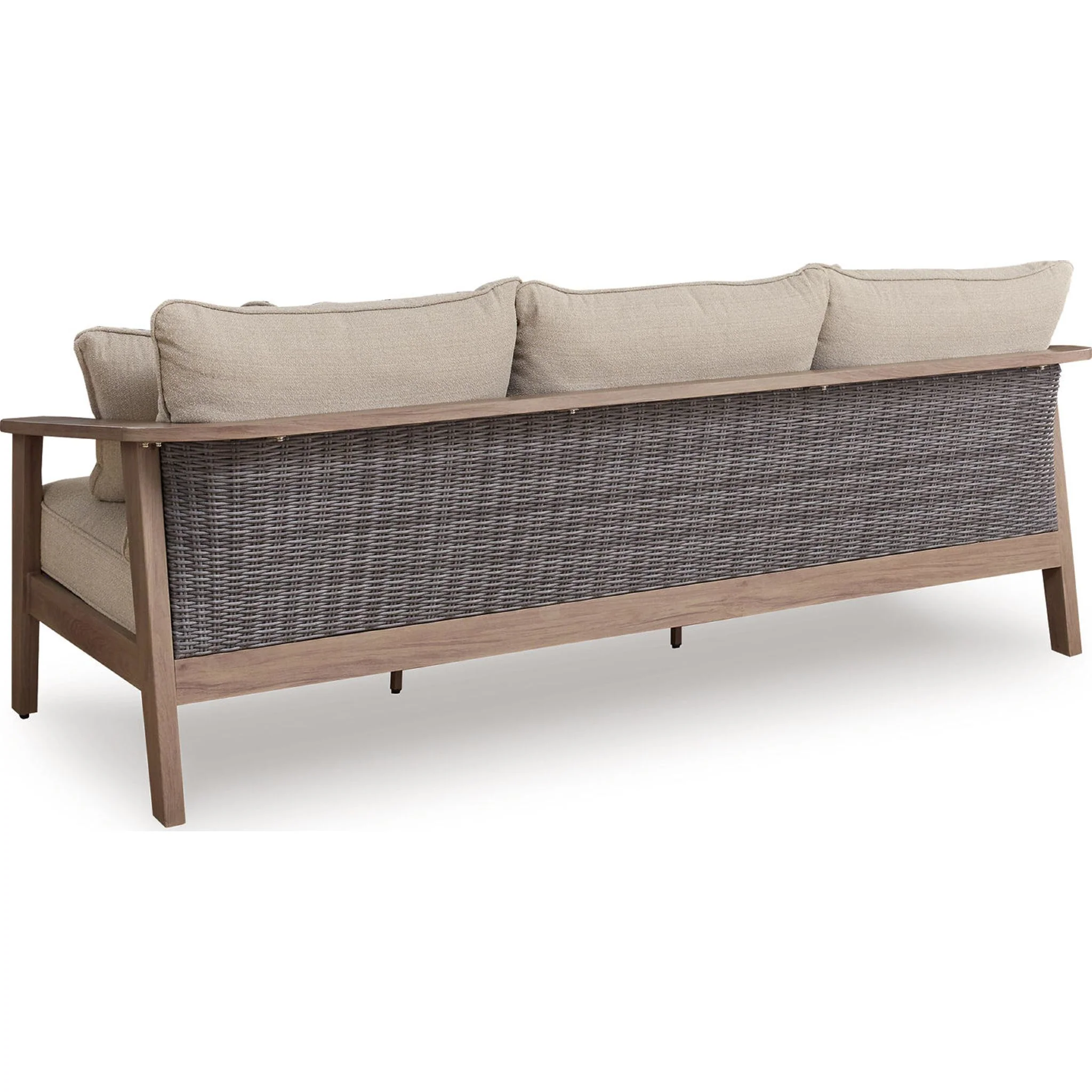 Francis Beach Outdoor Sofa with Cushion - Image 4