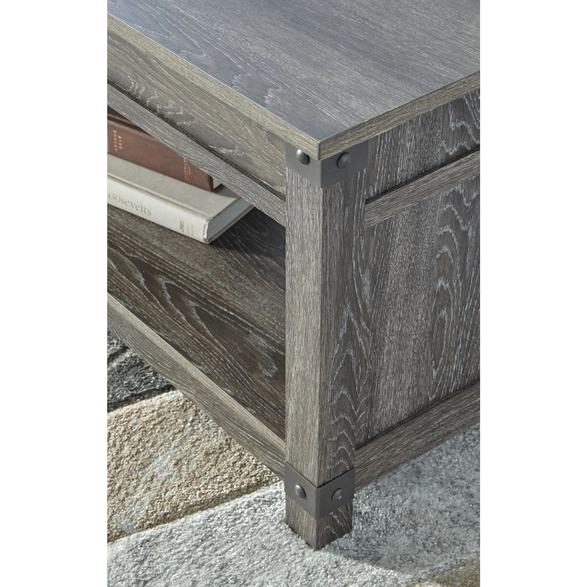 Freedan Rect Lift Top Coffee Table - Image 13