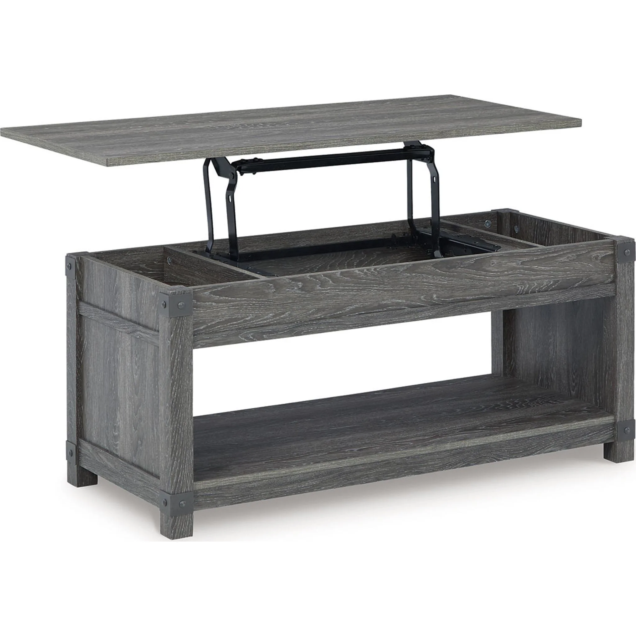 Freedan Rect Lift Top Coffee Table - Image 20