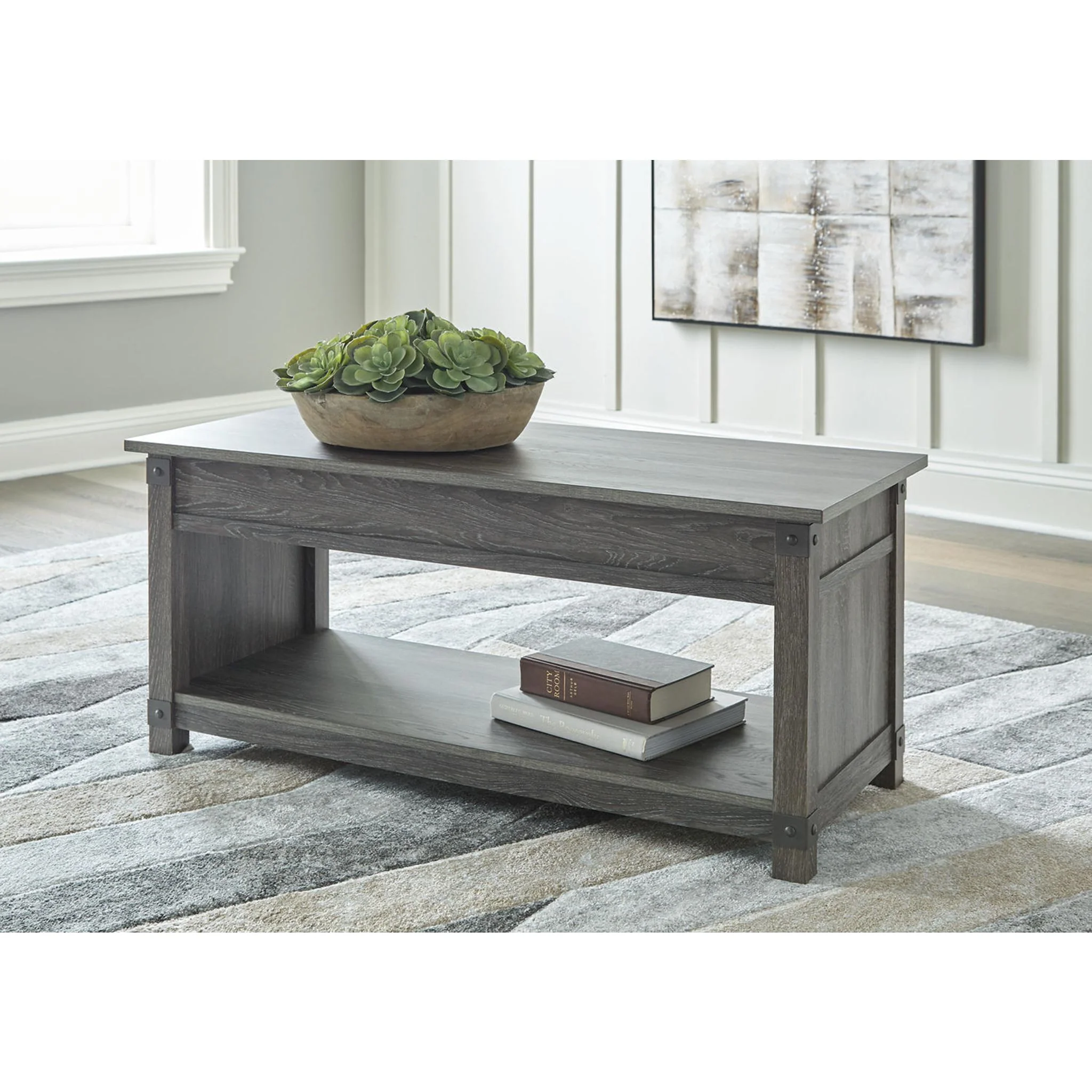 Freedan Rect Lift Top Coffee Table - Image 28