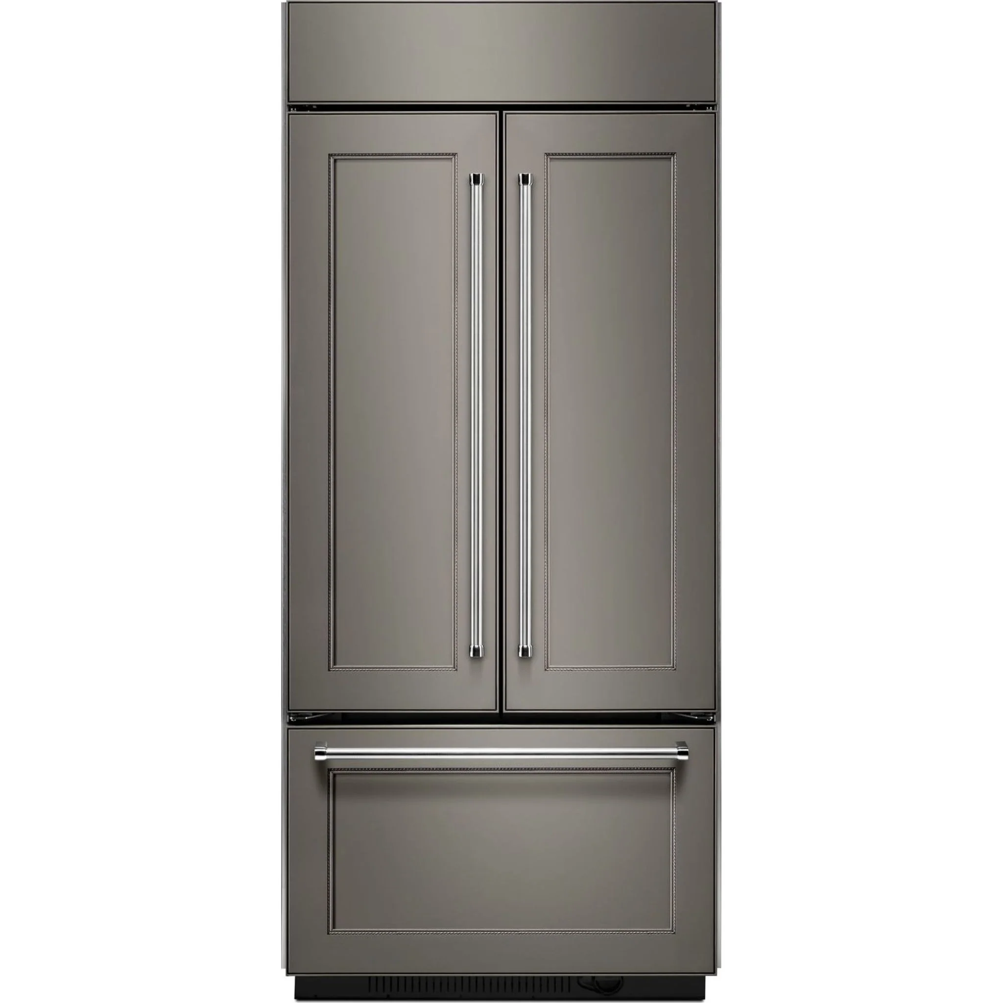 KitchenAid 20.8 cu.ft. 36" Width Built-In Panel Ready French Door Refrigerator with Platinum Interior Design - Panel Ready (KBFN506EPA) - Image 5