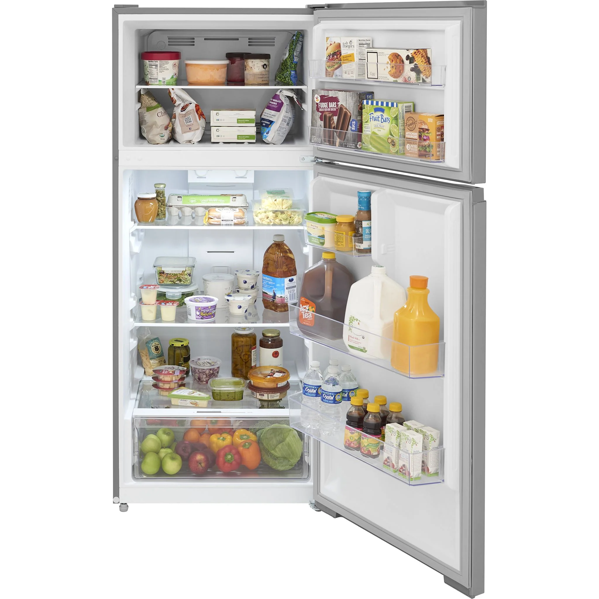 Frigidaire 16 Cu. Ft. Garage Ready Top Freezer Refrigerator - Stainless Steel ( FRTE1622AS ) - Image 4