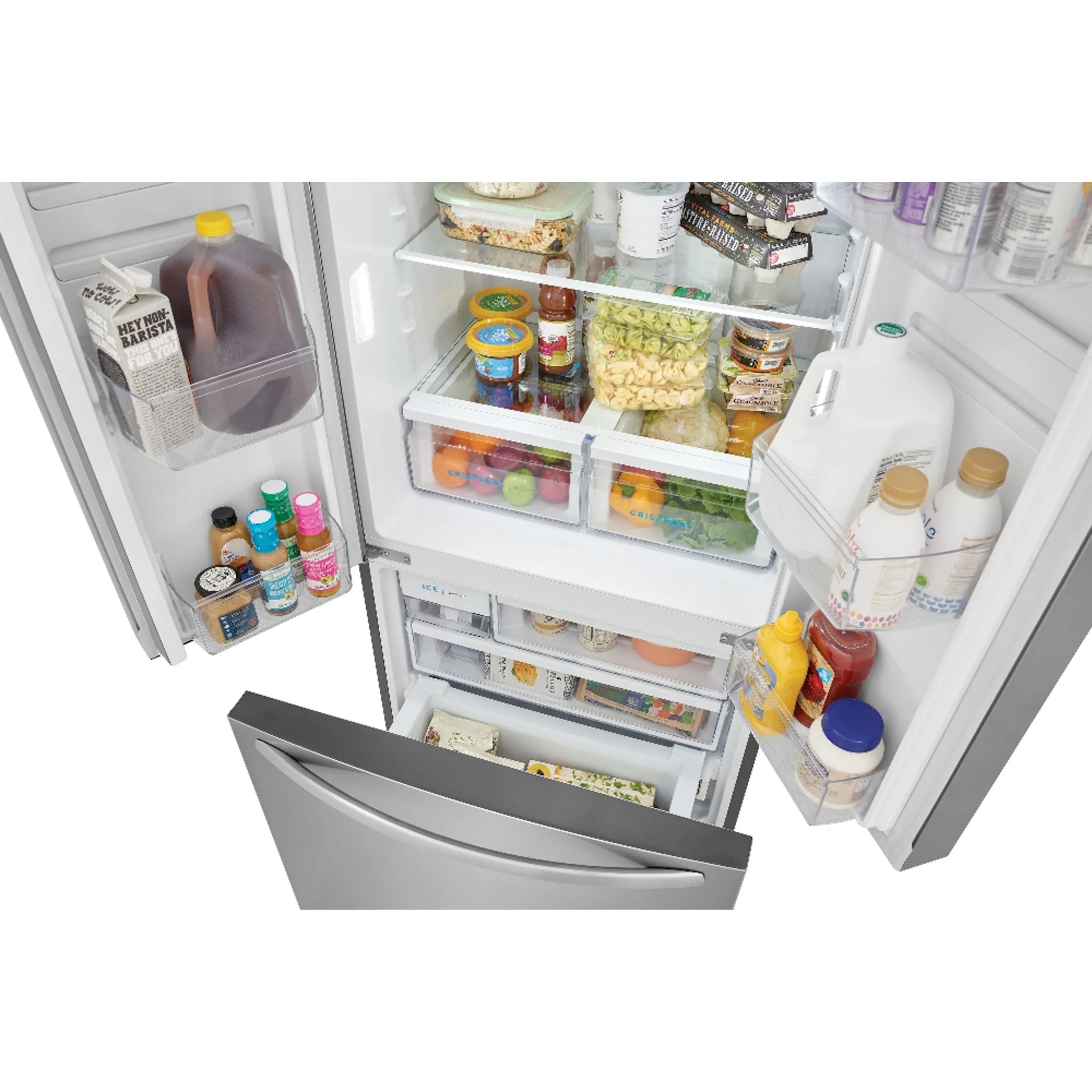 Frigidaire 18 Cu. Ft. Counter-Depth French Door Refrigerator - Stainless Steel ( FRFG1723AV ) - Image 12