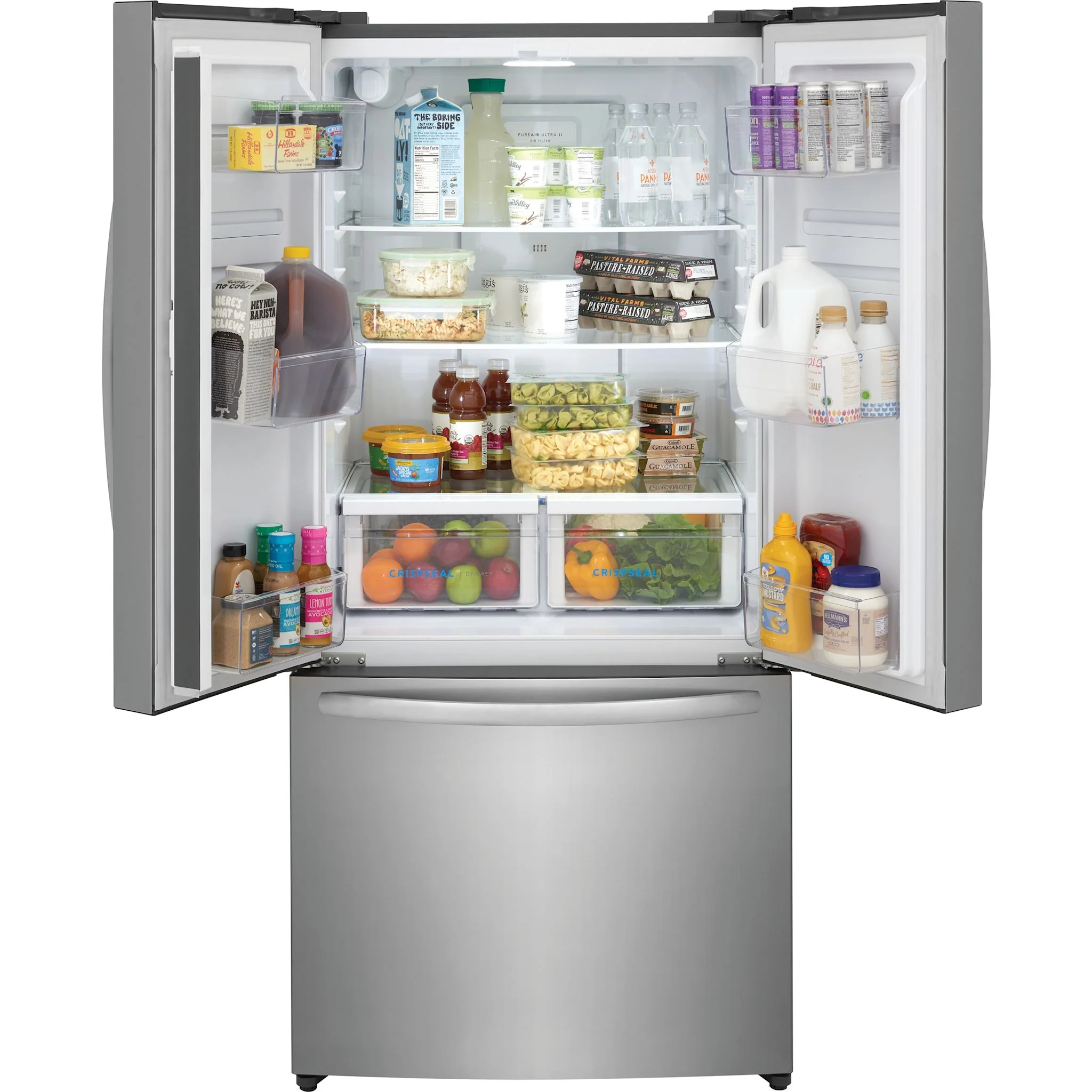 Frigidaire 18 Cu. Ft. Counter-Depth French Door Refrigerator - Stainless Steel ( FRFG1723AV ) - Image 8