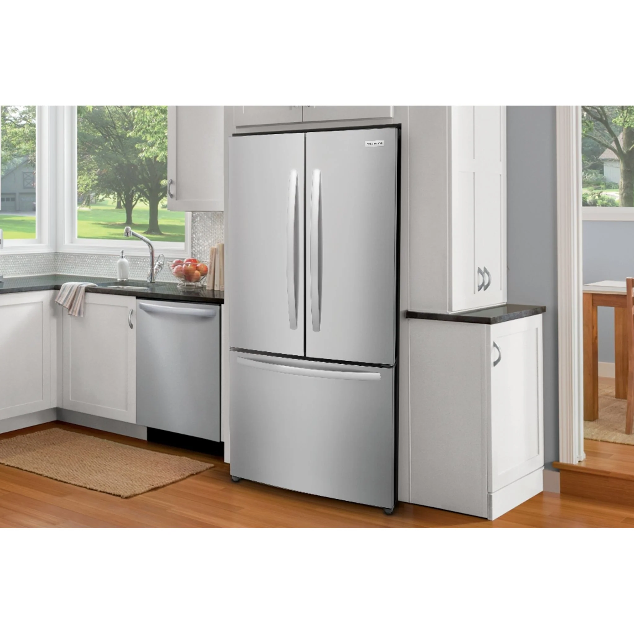 Frigidaire 18 Cu. Ft. Counter-Depth French Door Refrigerator - Stainless Steel ( FRFG1723AV ) - Image 9