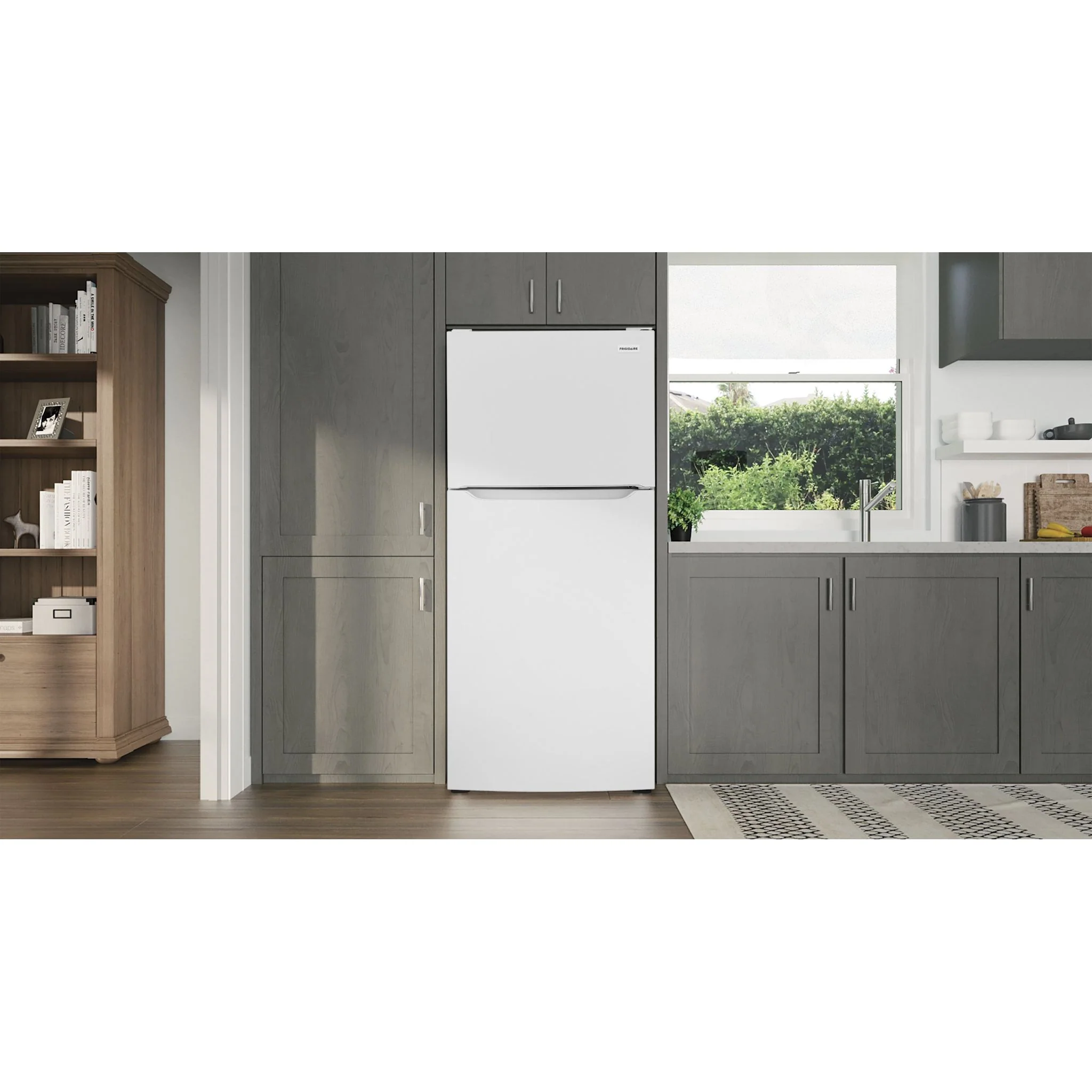 Frigidaire 18 Cu. Ft. Garage Ready Top Freezer Refrigerator - White ( FFHT1814YW ) - Image 7
