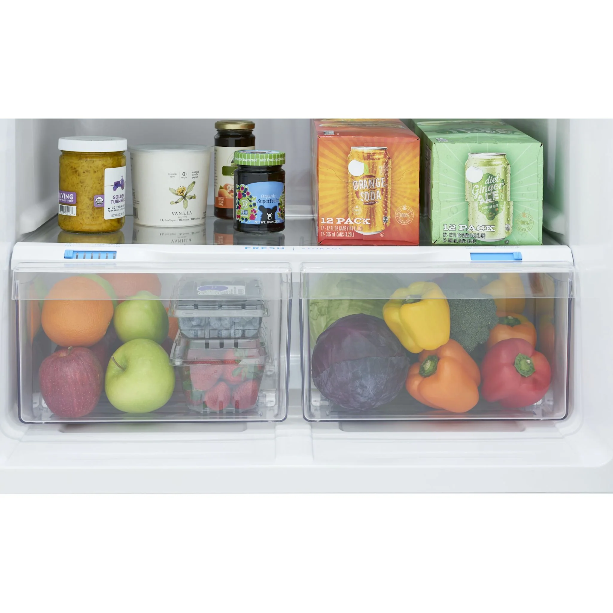 Frigidaire 18 Cu. Ft. Garage Ready Top Freezer Refrigerator - White ( FRTE1835AW ) - Image 5