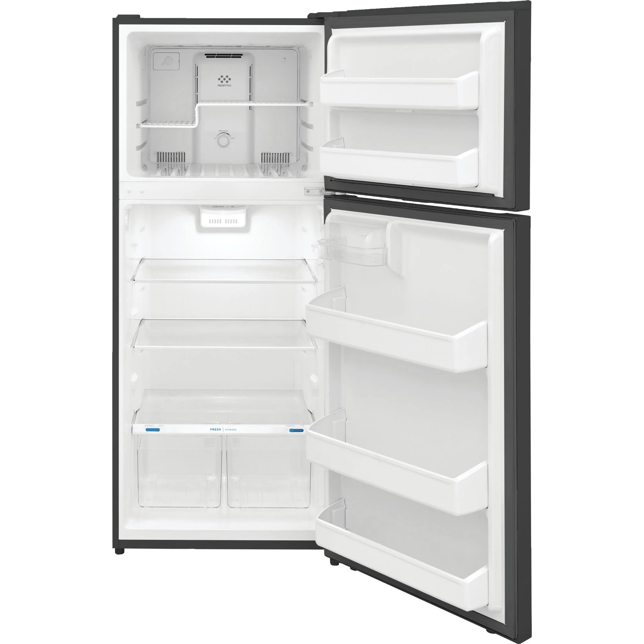 Frigidaire 18 Cu. Ft. Top Freezer Refrigerator - Silver ( FFHT1822UV ) - Image 5