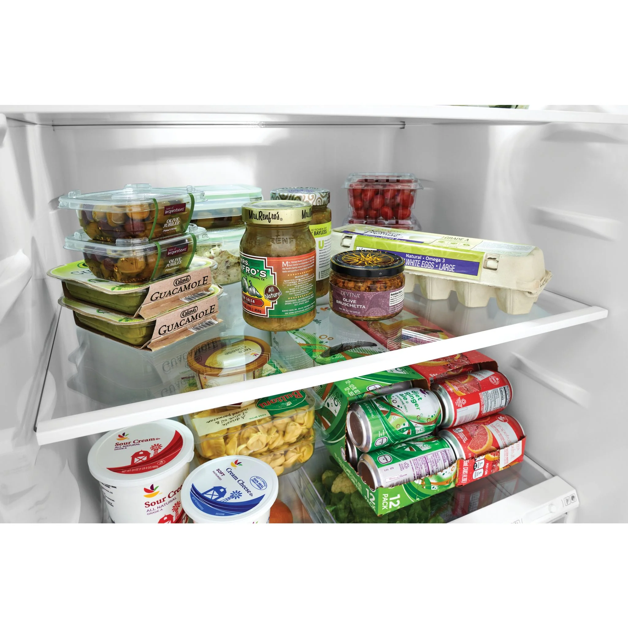Frigidaire 18 Cu. Ft. Top Freezer Refrigerator - Silver ( FFHT1822UV ) - Image 9