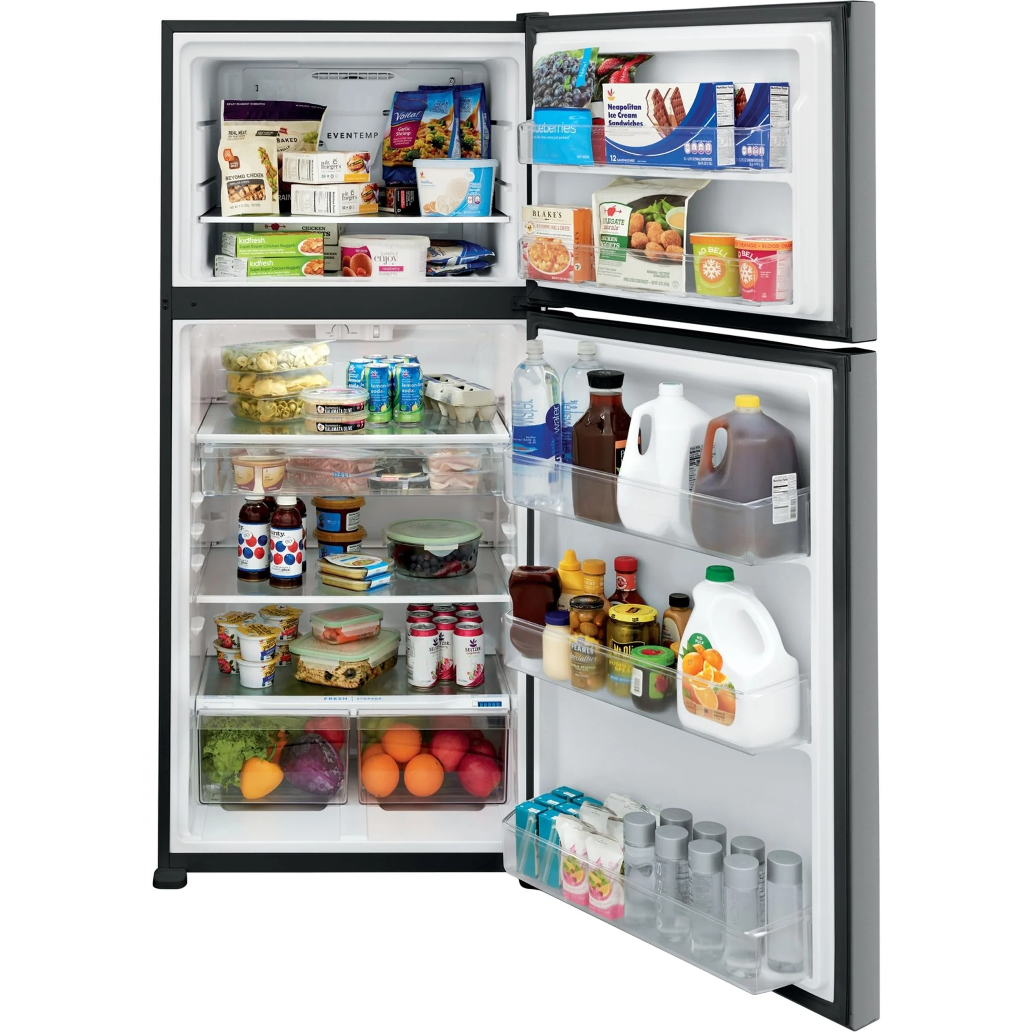 Frigidaire 20 Cu. Ft. Garage Ready Top Freezer Refrigerator - Stainless Steel ( FFTR2045VS ) - Image 11