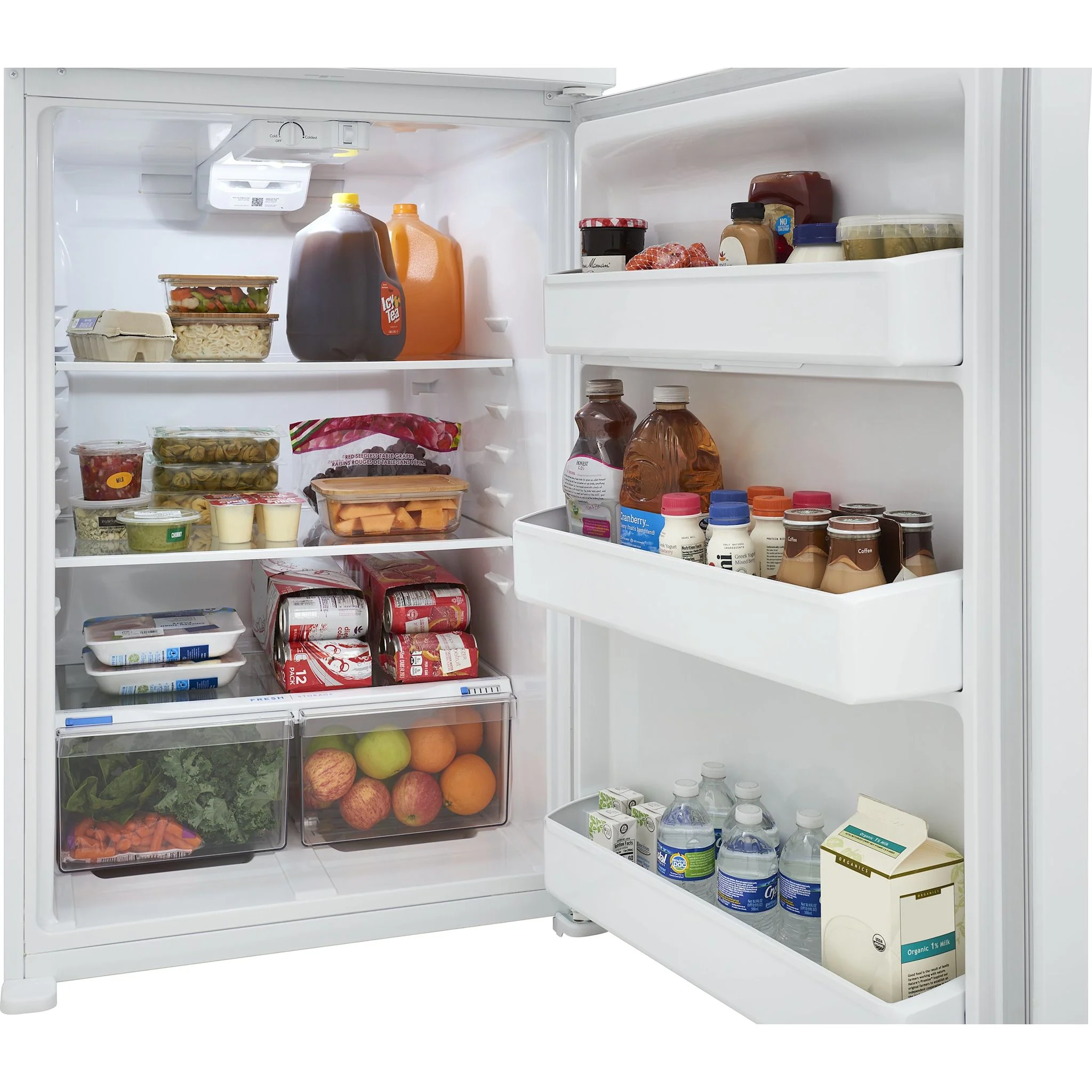 Frigidaire 20 Cu. Ft. Garage Ready Top Freezer Refrigerator - White ( FFHT2022AW ) - Image 6