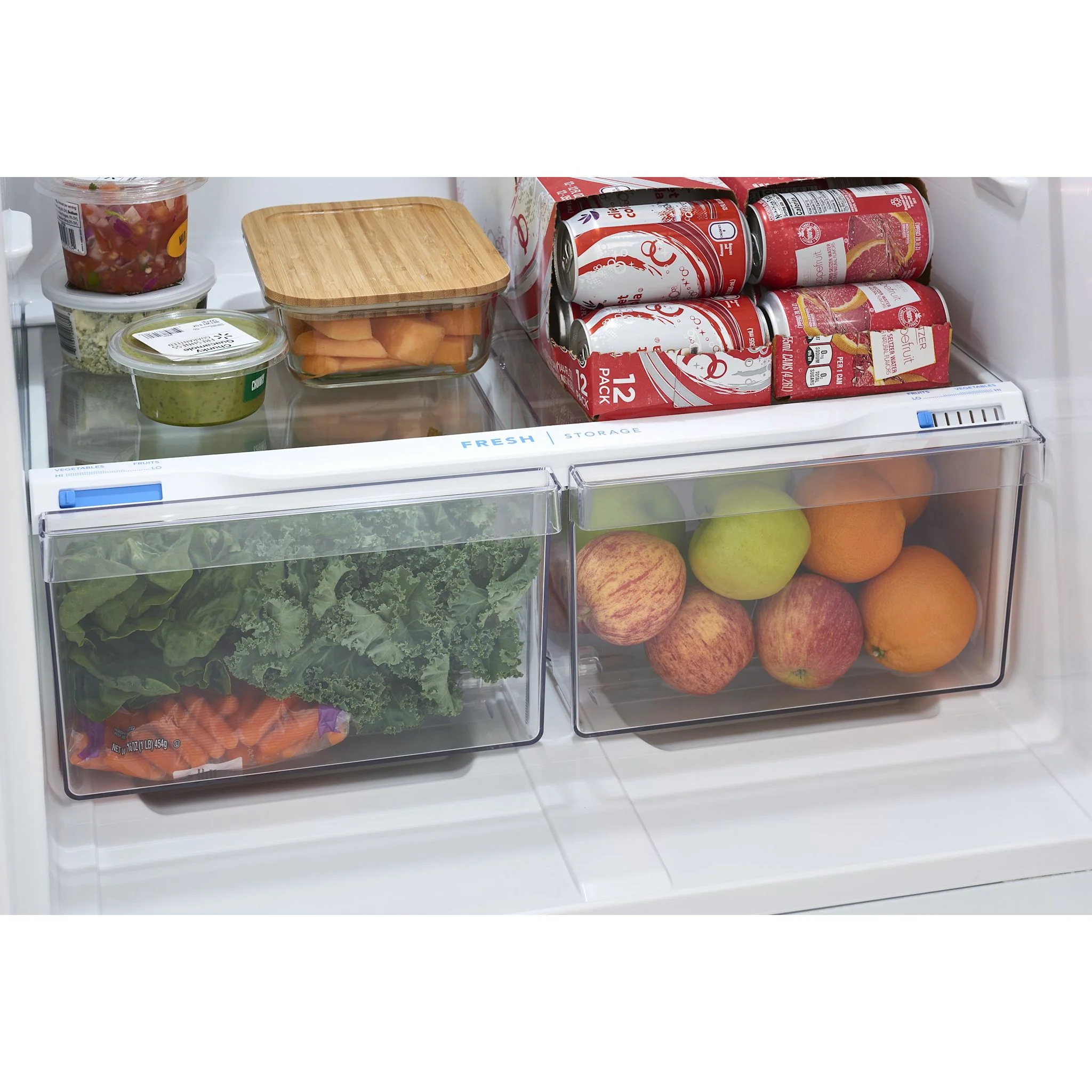 Frigidaire 20 Cu. Ft. Garage Ready Top Freezer Refrigerator - White ( FFHT2022AW ) - Image 7