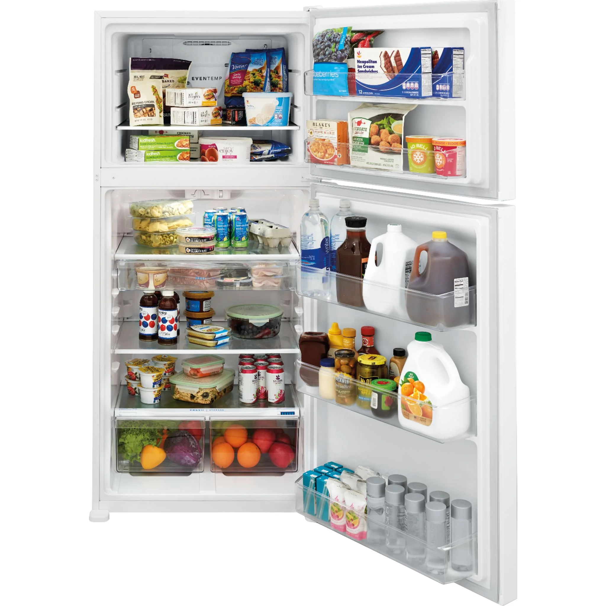 Frigidaire 20 Cu. Ft. Garage Ready Top Freezer Refrigerator - White ( FFTR2045VW ) - Image 11