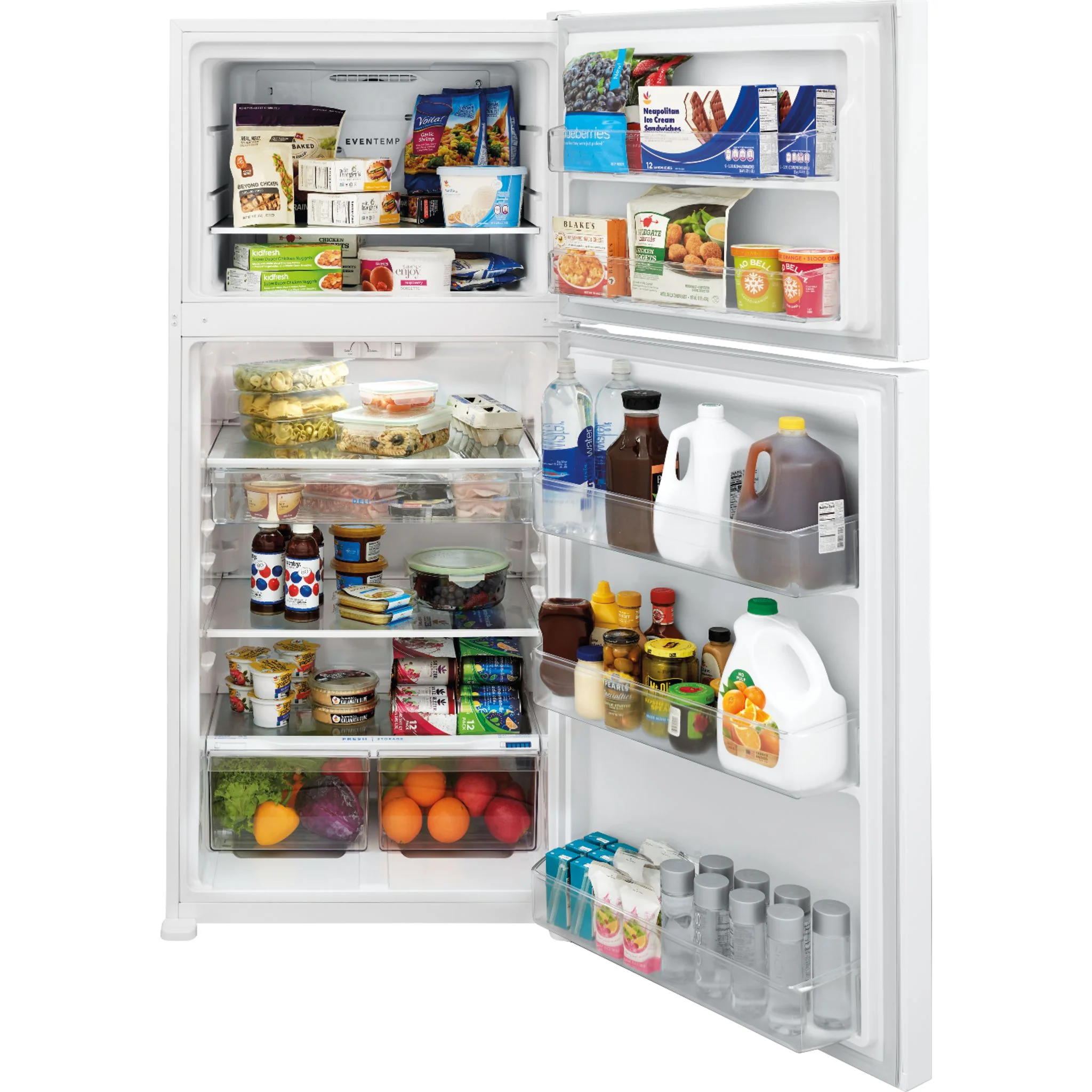 Frigidaire 20 Cu. Ft. Garage Ready Top Freezer Refrigerator - White ( FFTR2045VW ) - Image 12