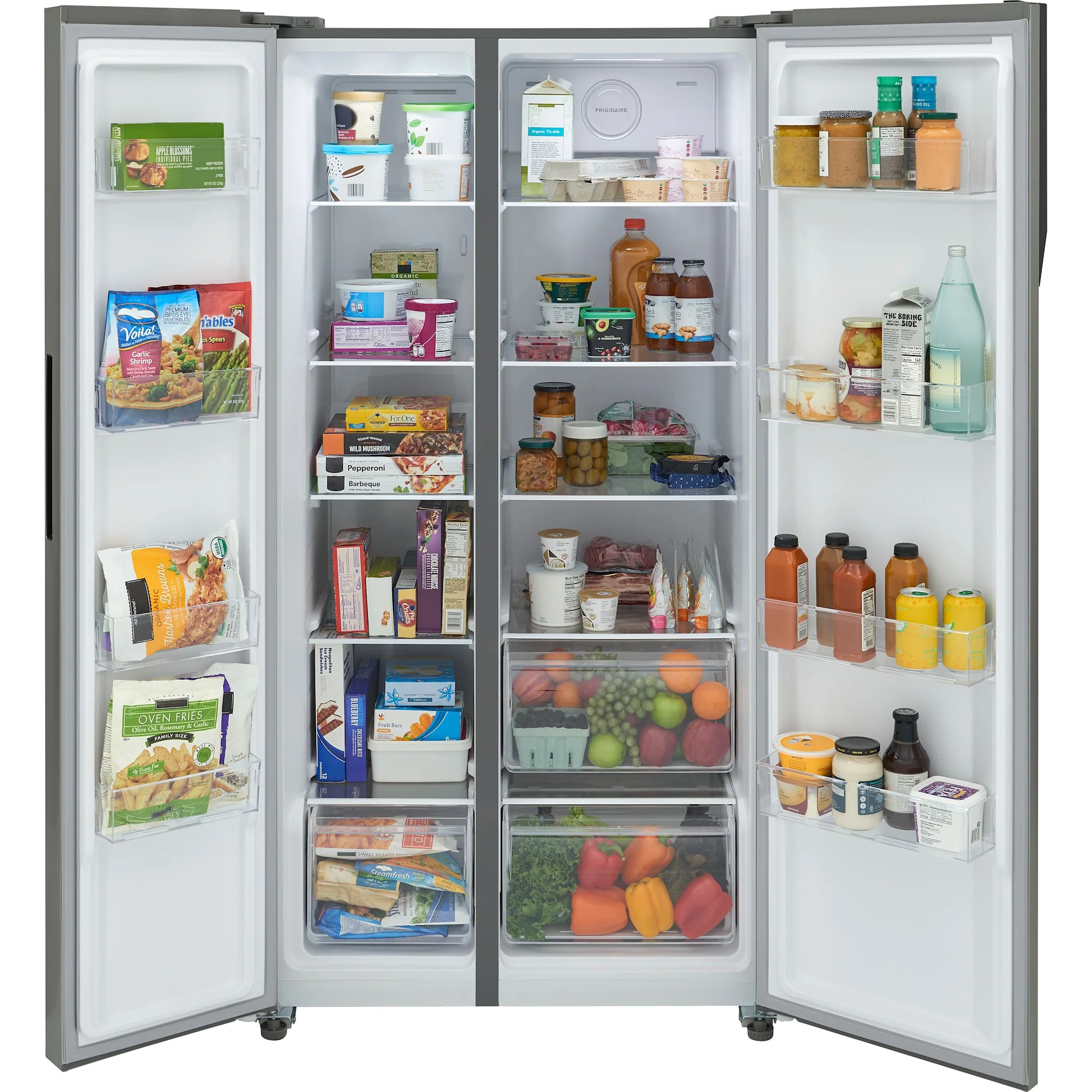 Frigidaire 21.4 Cu. Ft. 36" Counter-Depth Side-by-Side Refrigerator - Stainless Steel ( FRSG2115AV ) - Image 5