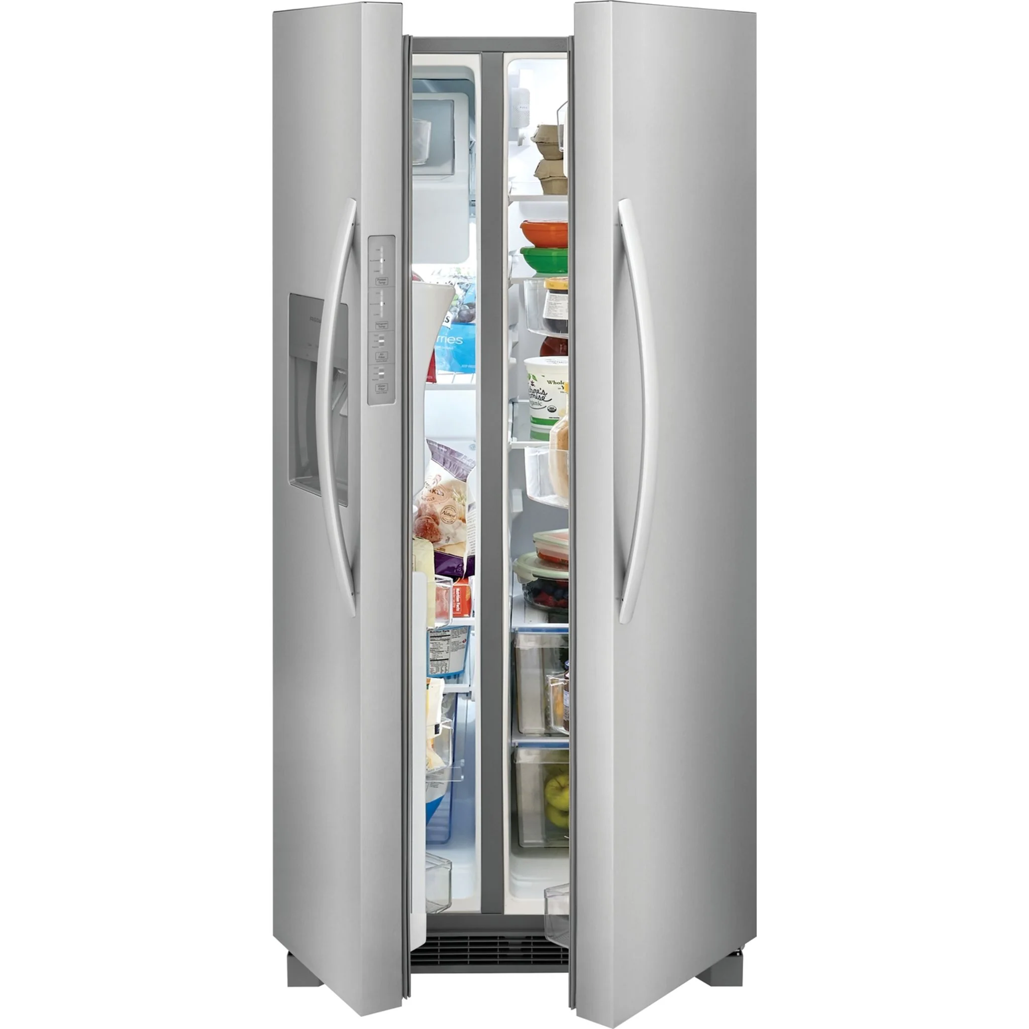 Frigidaire 22 Cu. Ft. 33" Standard Depth Side by Side Refrigerator - Stainless Steel ( FRSS2323AS ) - Image 5