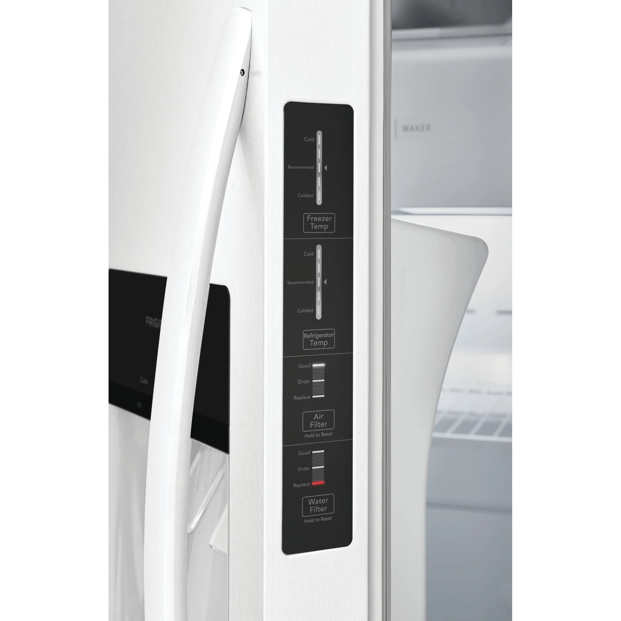 Frigidaire 22 Cu. Ft. 33" Standard Depth Side by Side Refrigerator - White ( FRSS2323AW ) - Image 5