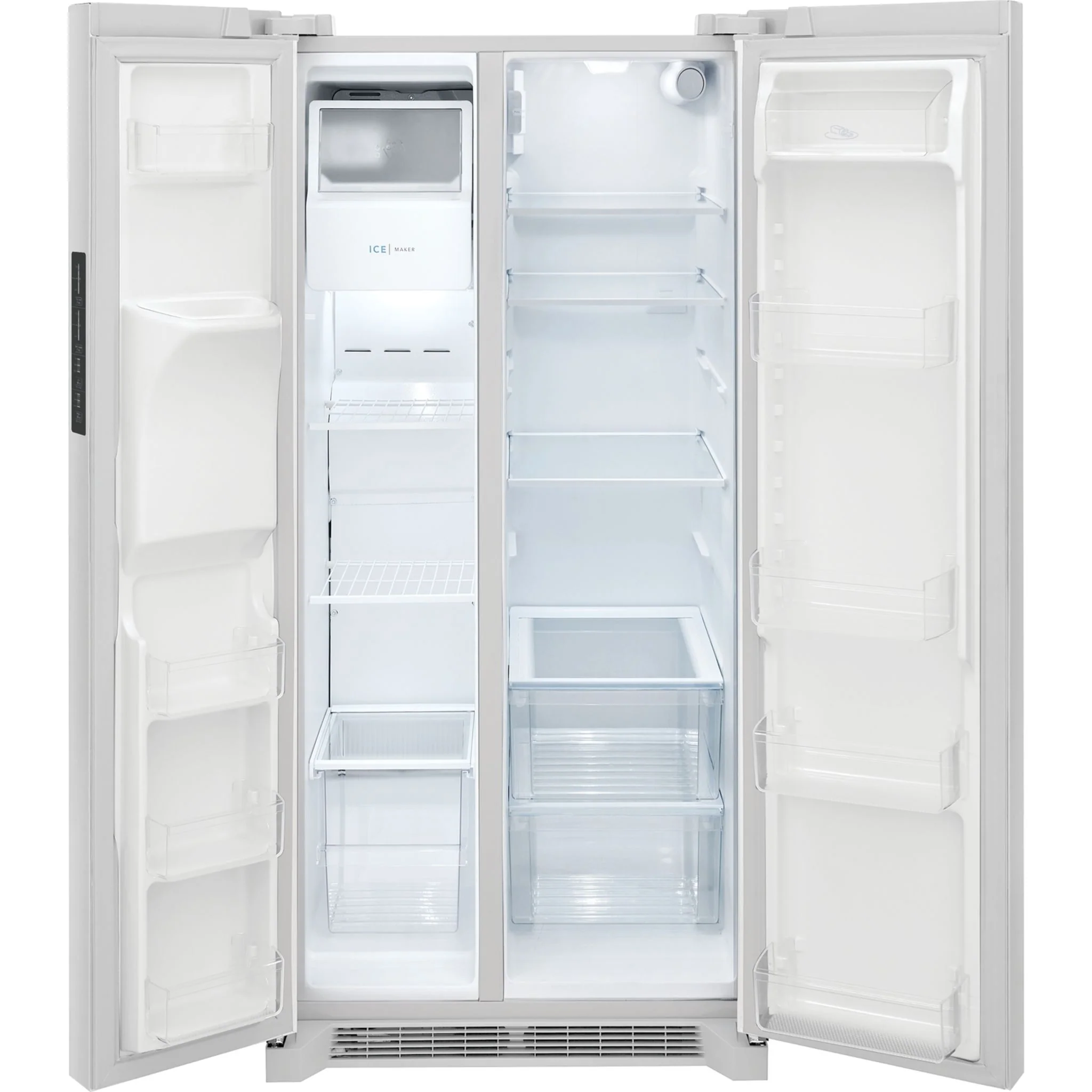 Frigidaire 22 Cu. Ft. 33" Standard Depth Side by Side Refrigerator - White ( FRSS2323AW ) - Image 9