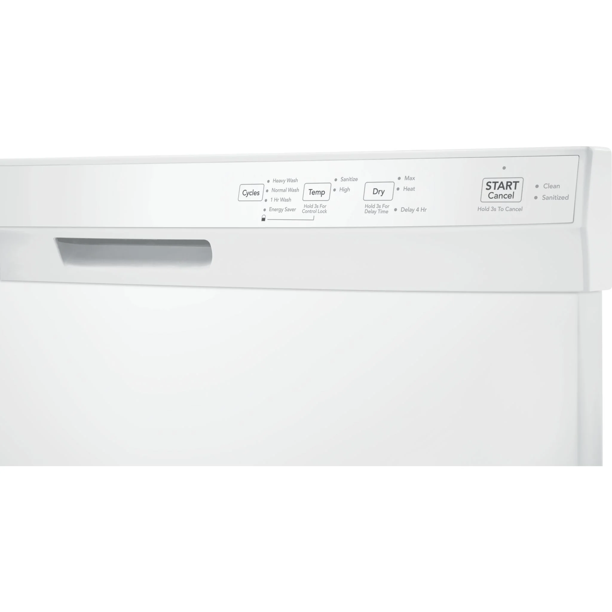 Frigidaire 24" Built-In Dishwasher - White ( FDPC4314AW ) - Image 4