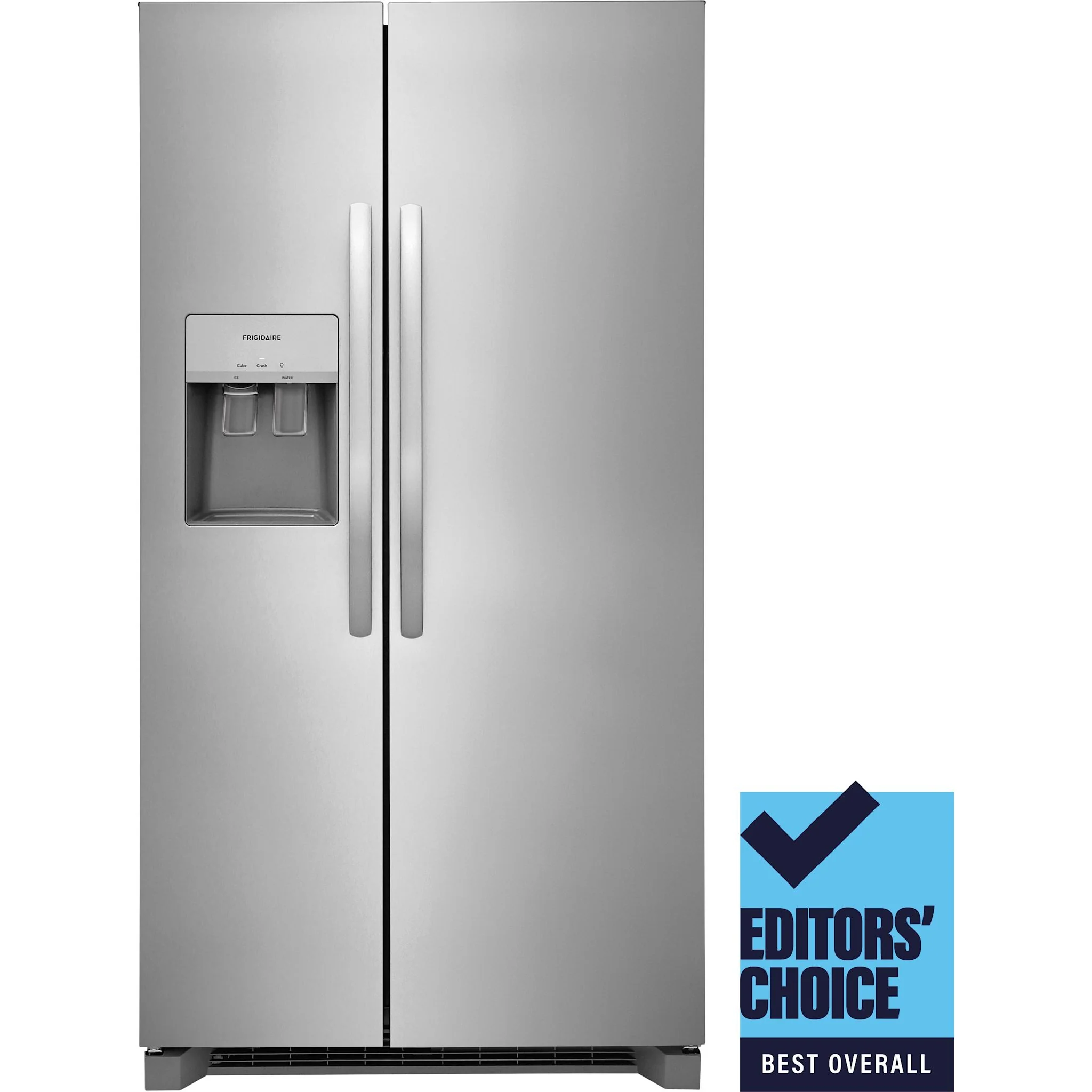 Frigidaire 25.6 Cu. Ft. 36" Standard Depth Side by Side Refrigerator - Stainless Steel (FRSS2623AS) - Image 3
