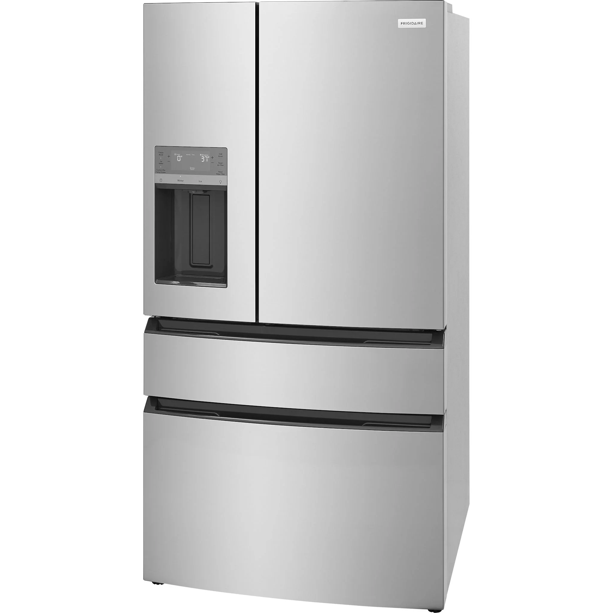 Frigidaire 26 Cu. Ft. Standard-Depth 4-Door French Door Refrigerator - Stainless Steel ( FRMS2733AV ) - Image 3