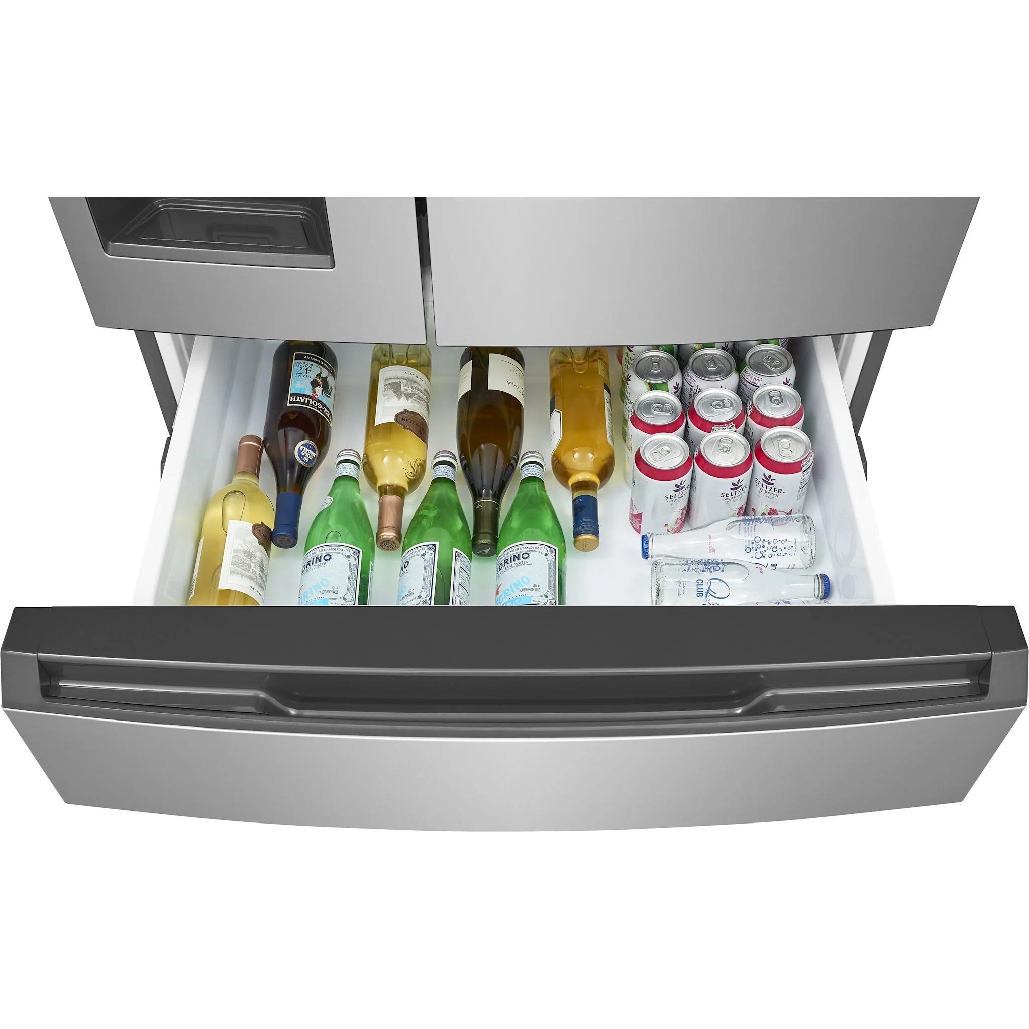 Frigidaire 26 Cu. Ft. Standard-Depth 4-Door French Door Refrigerator - Stainless Steel ( FRMS2733AV ) - Image 5