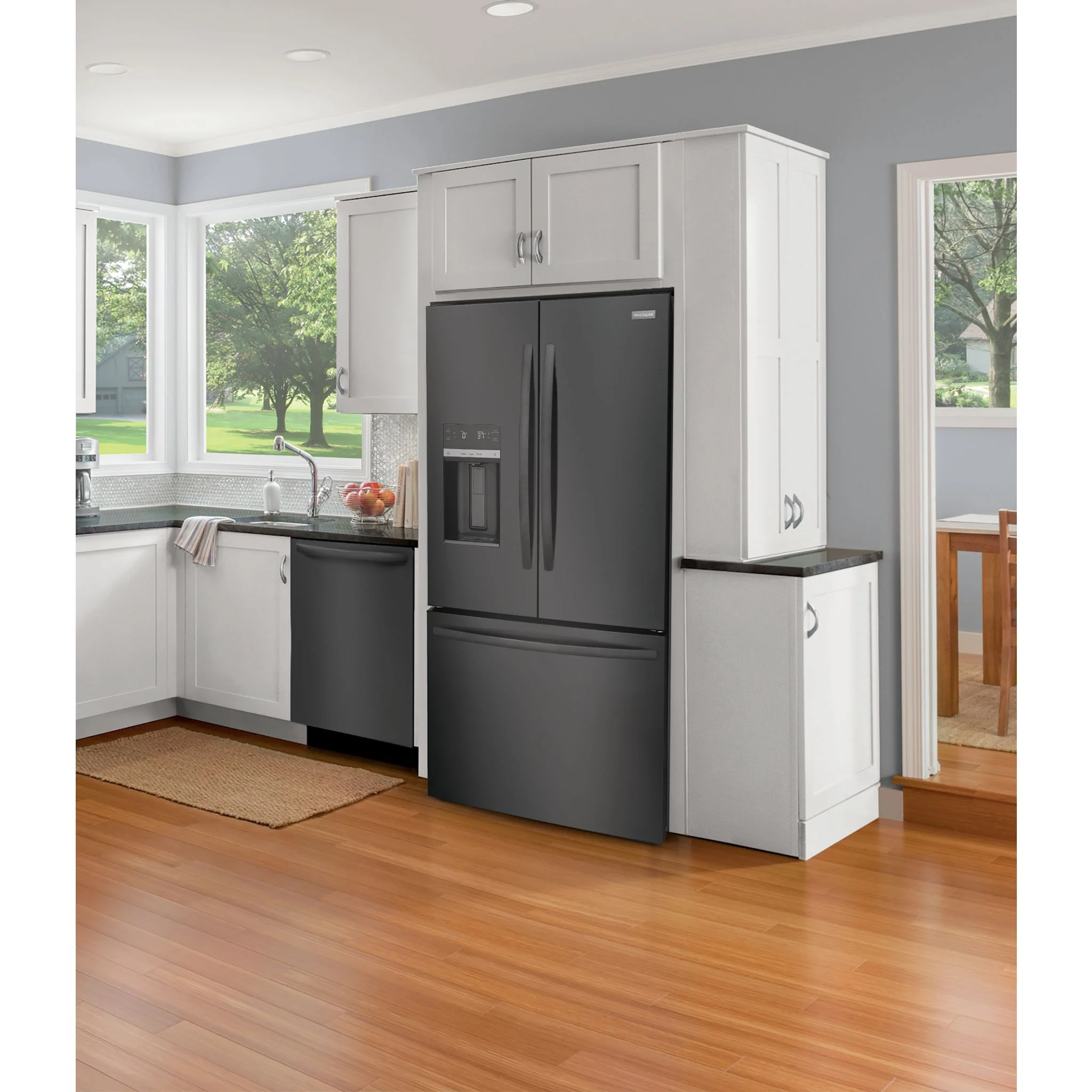 Frigidaire 28 Cu. Ft. Standard-Depth French Door Refrigerator - Black Stainless ( FRFS2823AD ) - Image 11