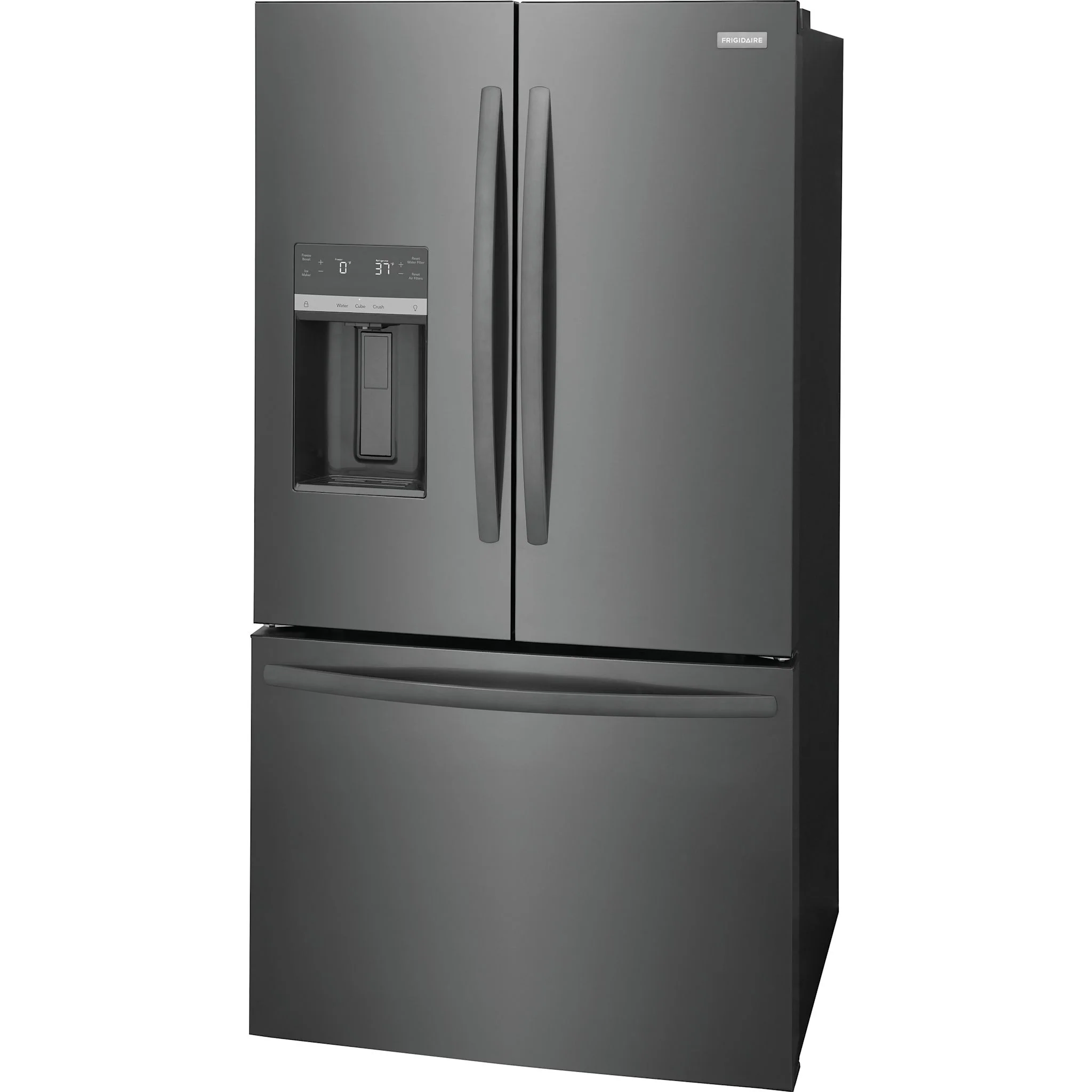 Frigidaire 28 Cu. Ft. Standard-Depth French Door Refrigerator - Black Stainless ( FRFS2823AD ) - Image 3