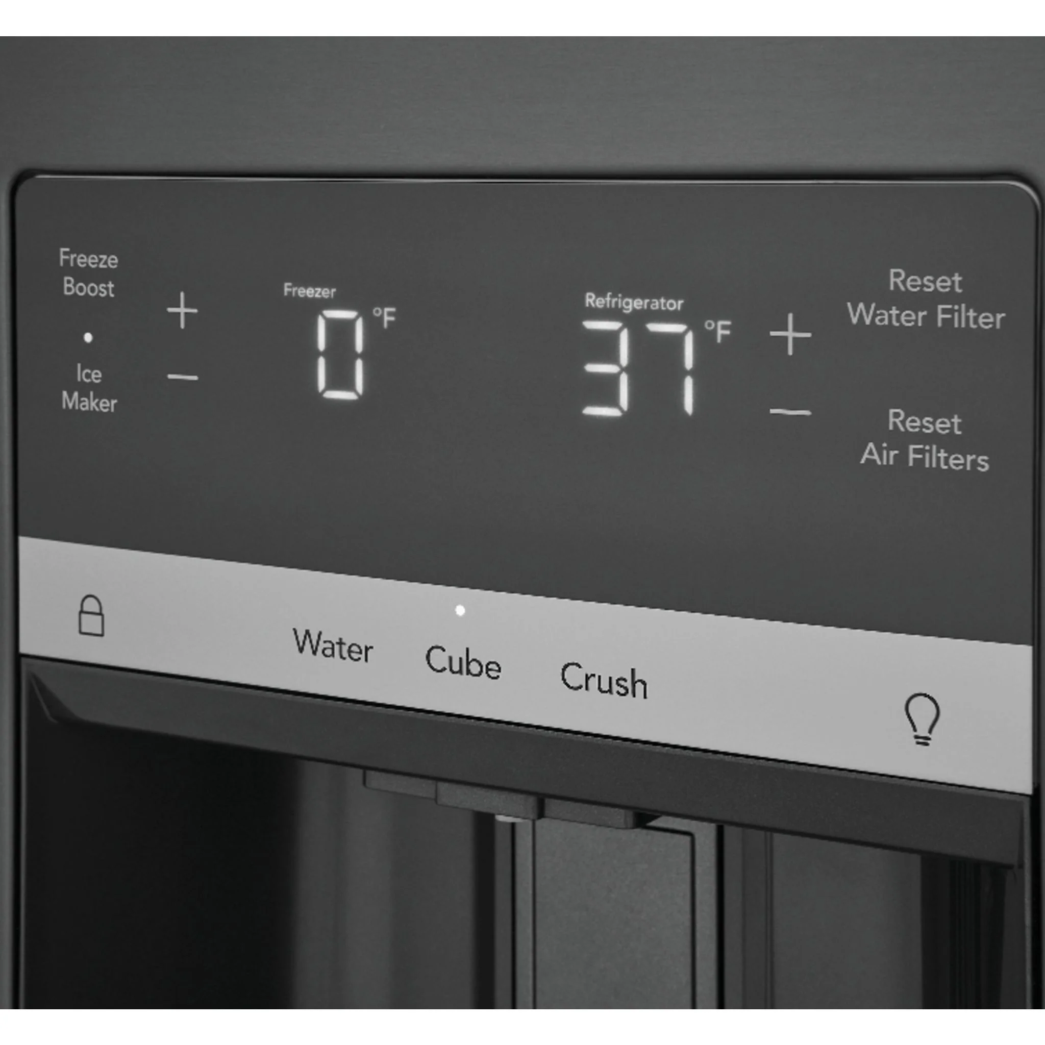 Frigidaire 28 Cu. Ft. Standard-Depth French Door Refrigerator - Black Stainless ( FRFS2823AD ) - Image 5